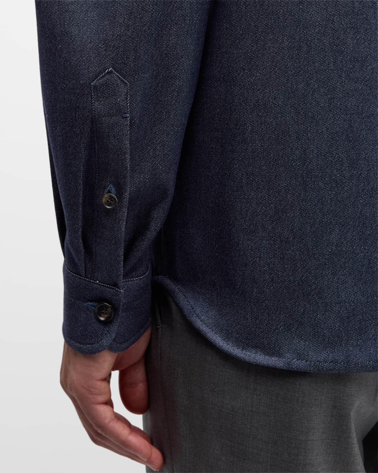 Men's Cotton and Cashmere Overshirt Product Image