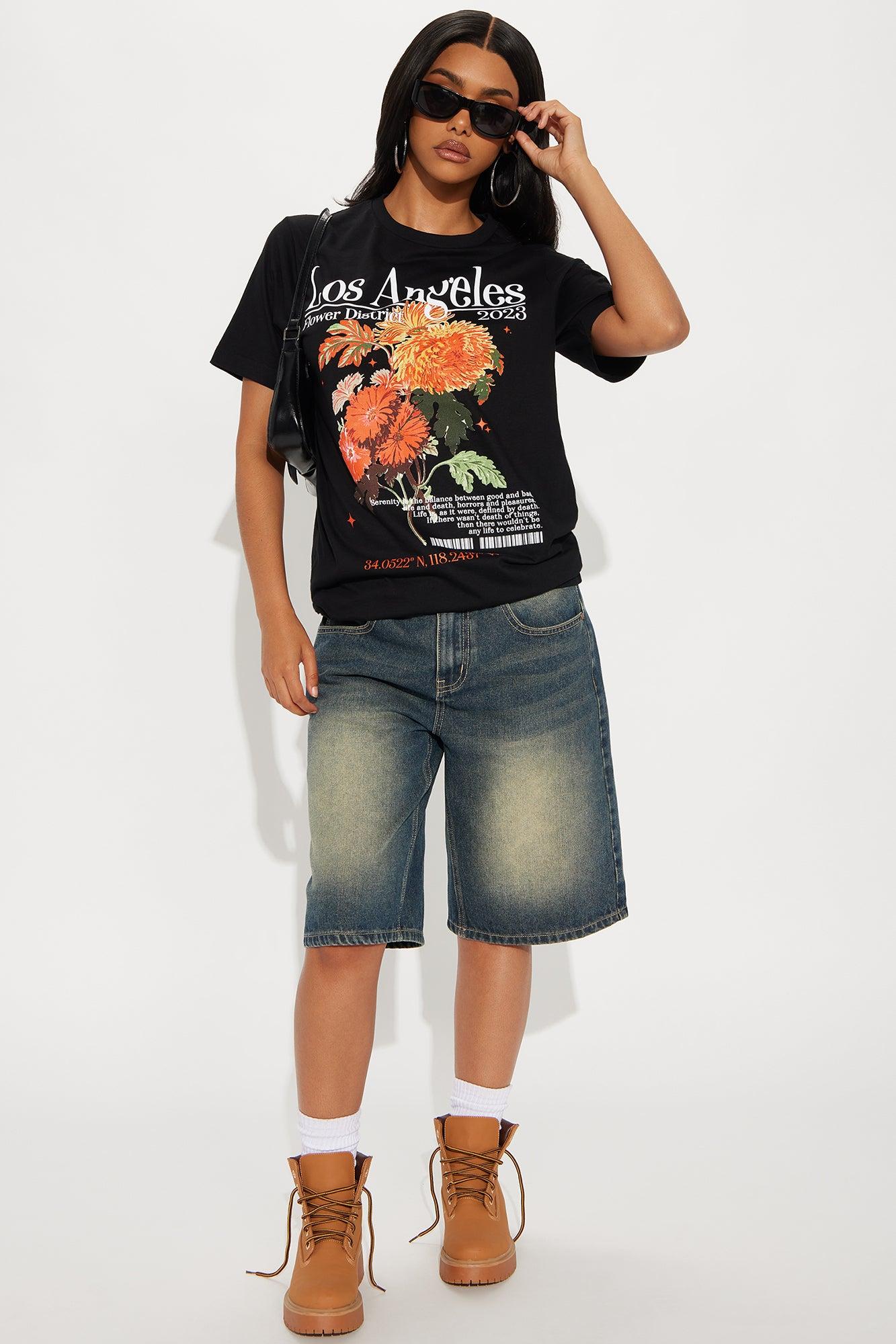 Los Angeles Bouquet Tee - Black Product Image