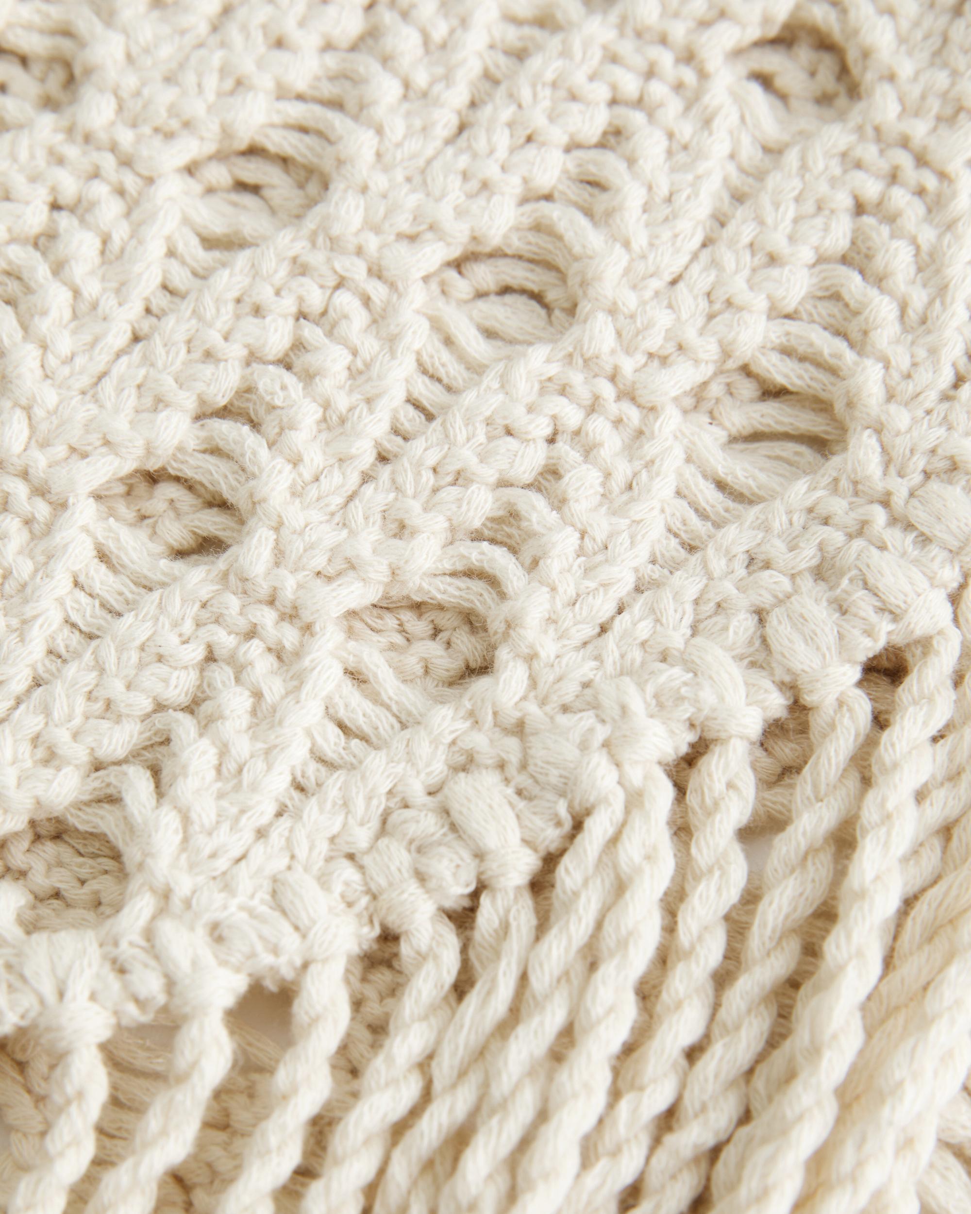 Easy Crochet-Style Fringe Vest Product Image