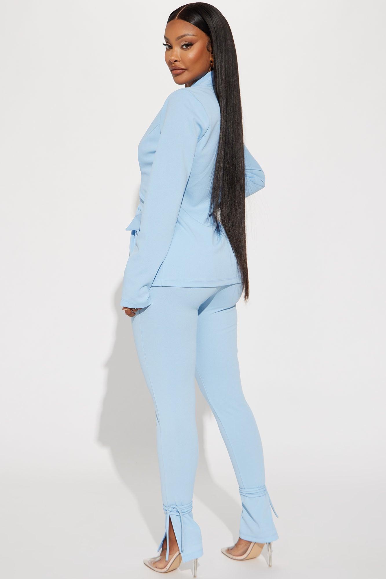 Head Of The Table Pant Suit - Light Blue Product Image