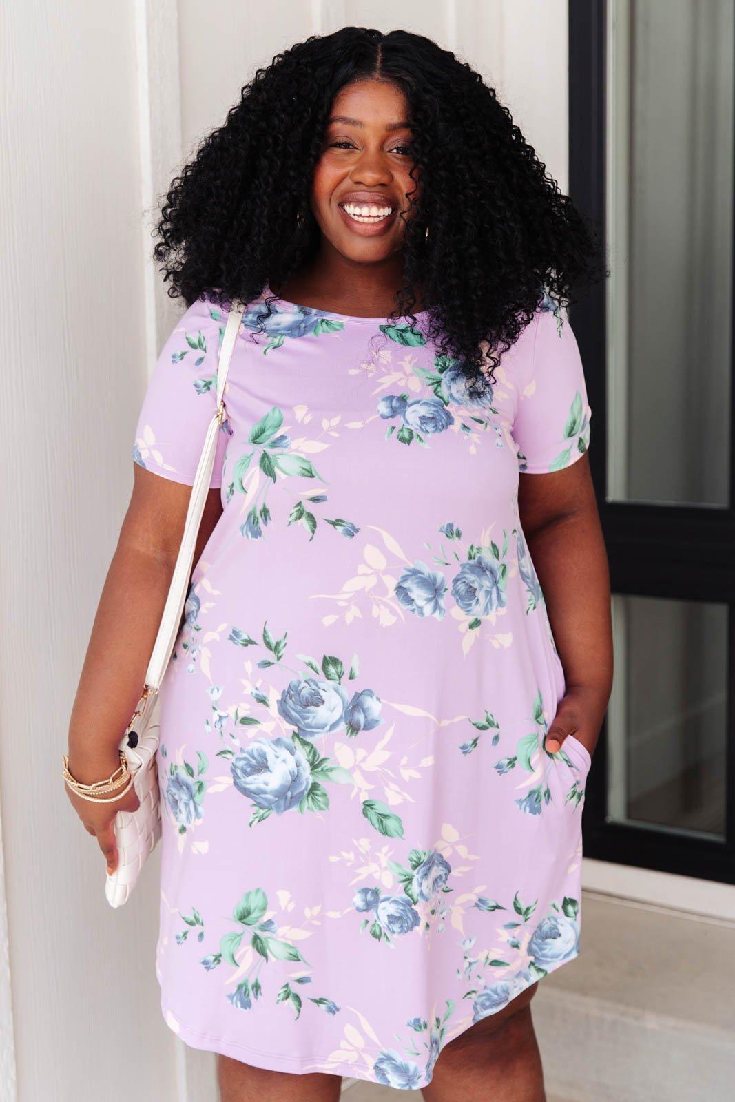 Halle Dress in Lavender (Online Exclusive) Product Image