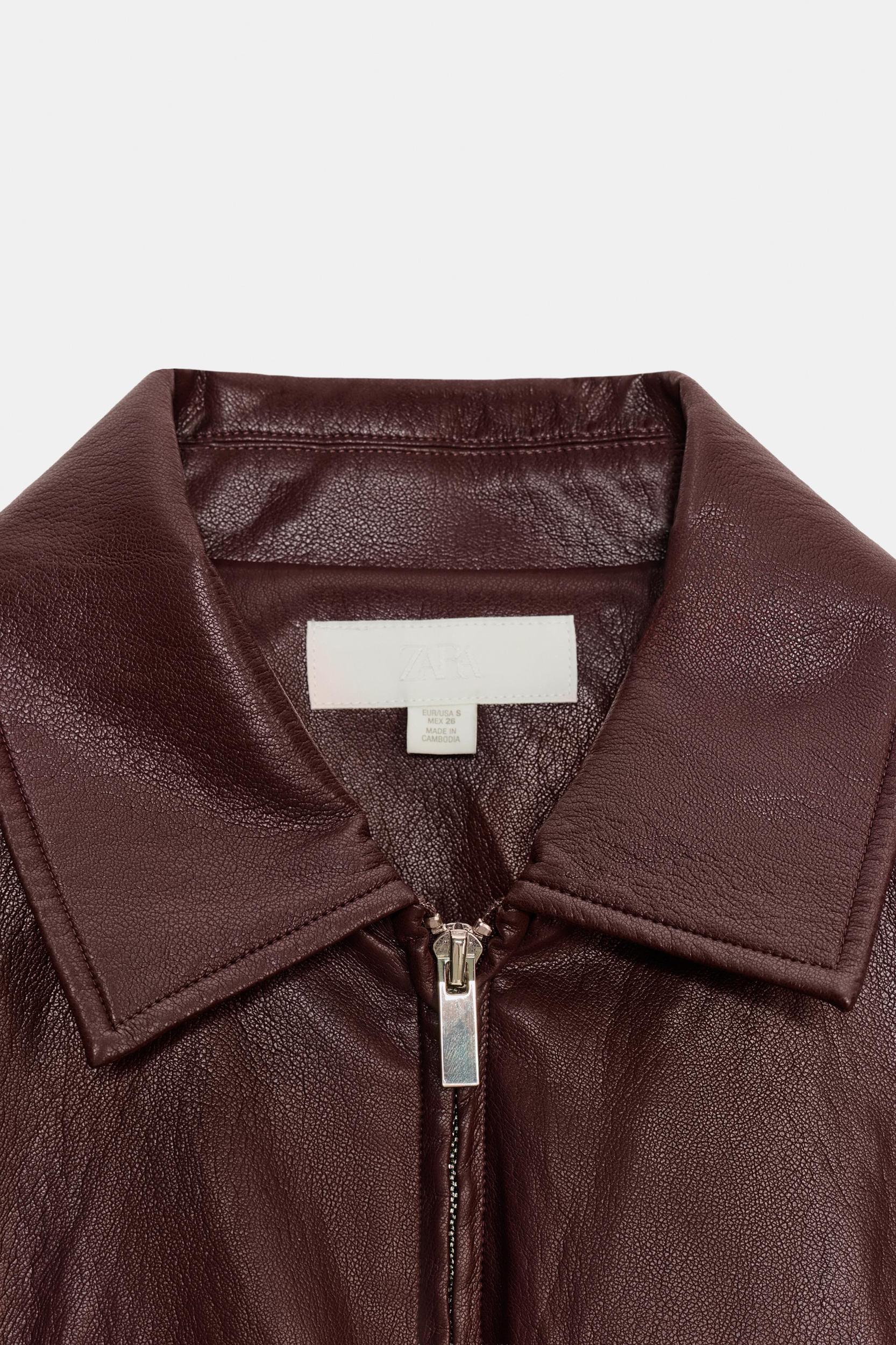 FAUX LEATHER JACKET Product Image