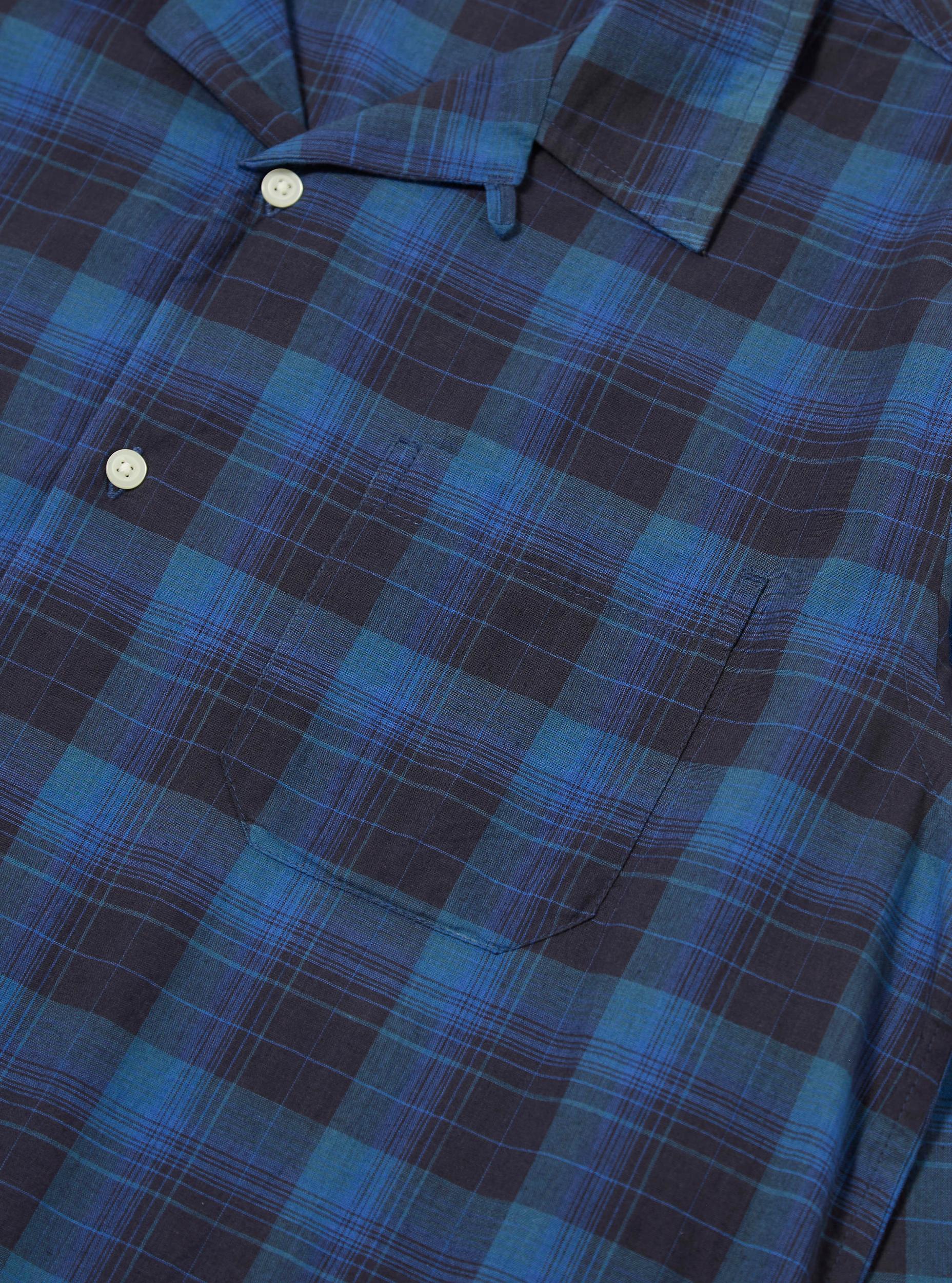 Navy/Blue Check Long Pyjama Set Product Image