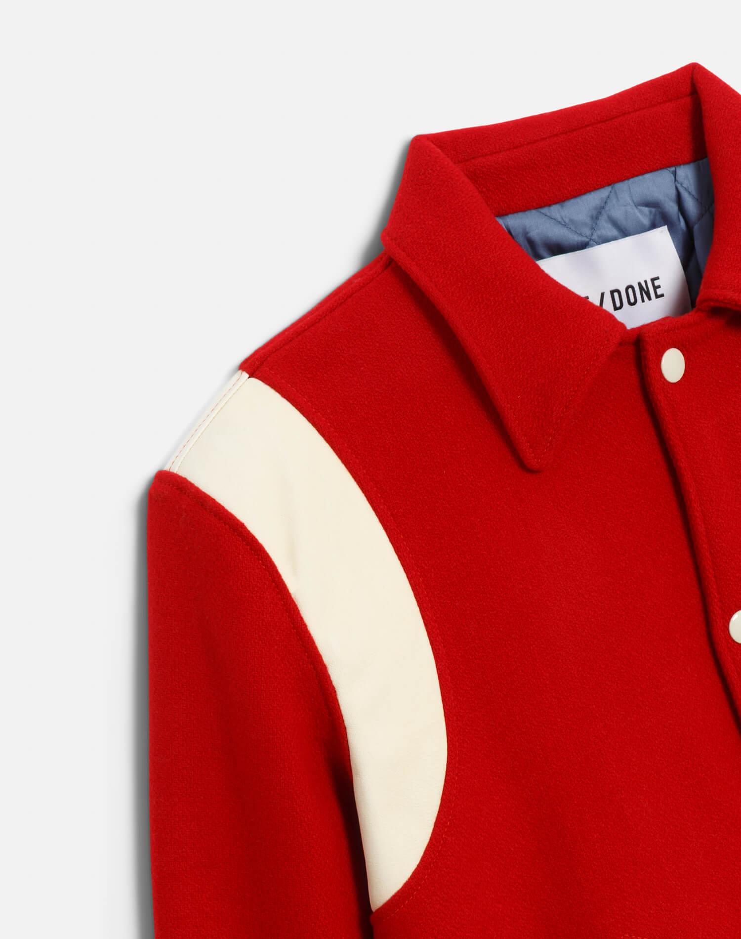 Varsity Jacket - Red Product Image