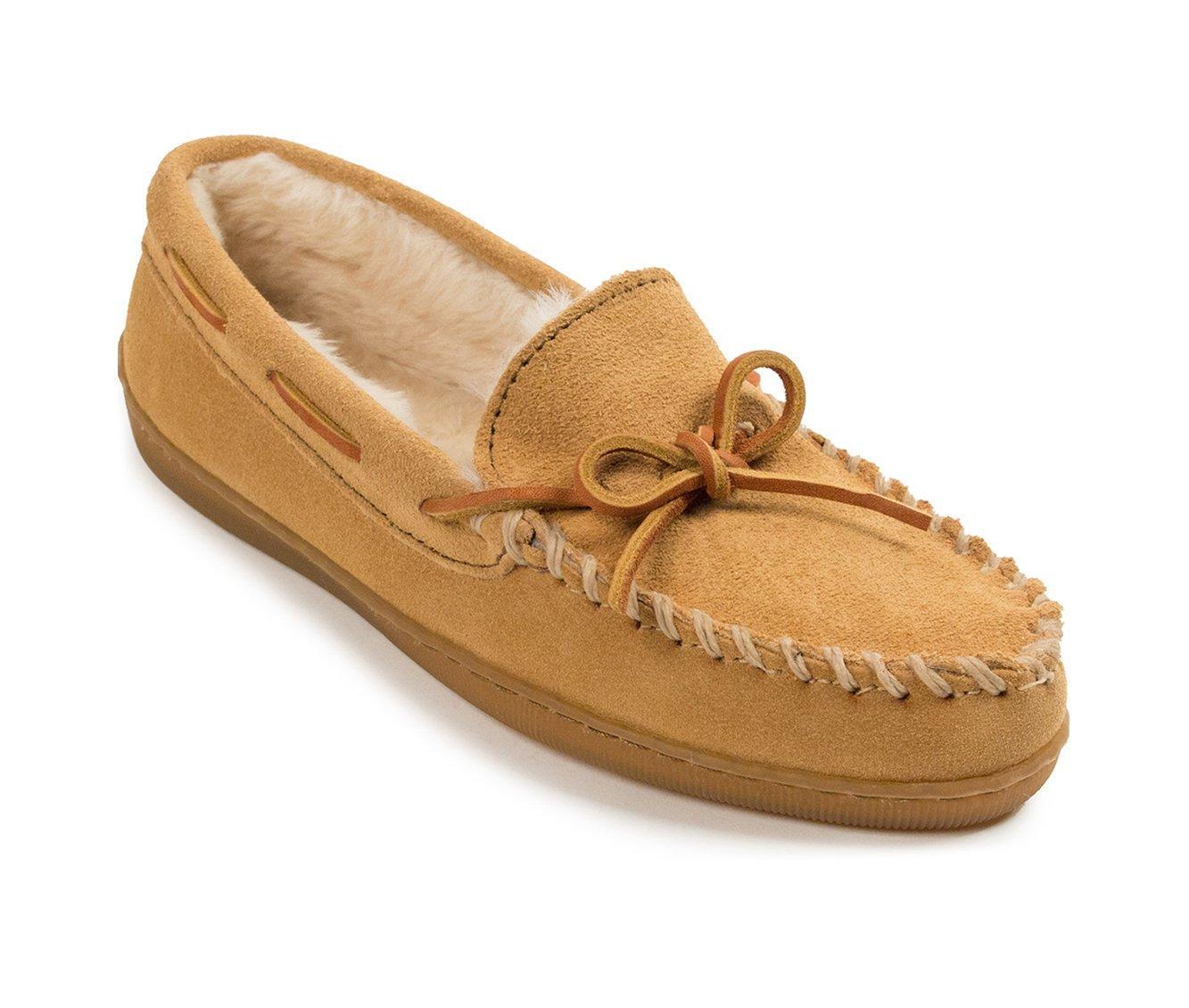 Minnetonka Women's Pile Lined Hardsole Moccasins Product Image