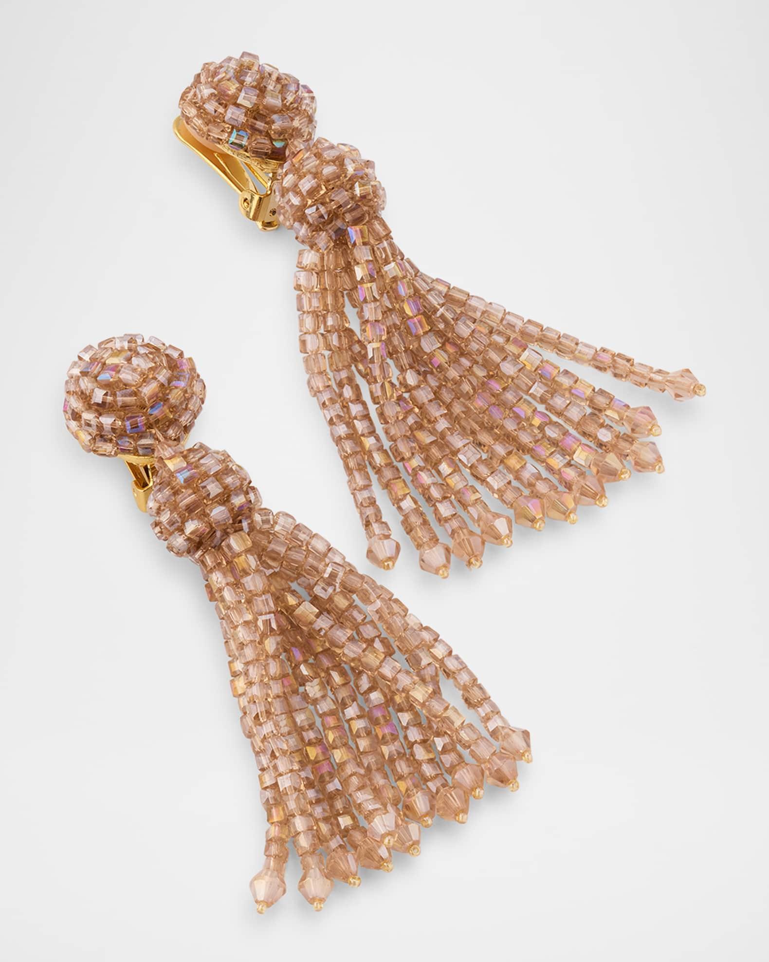Crystal Fringe Earrings Product Image