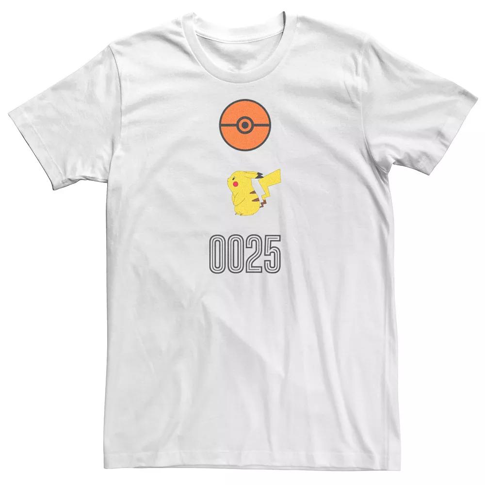 Men's Pokemon Pikachu Pokeball Pocket Tee,  Product Image