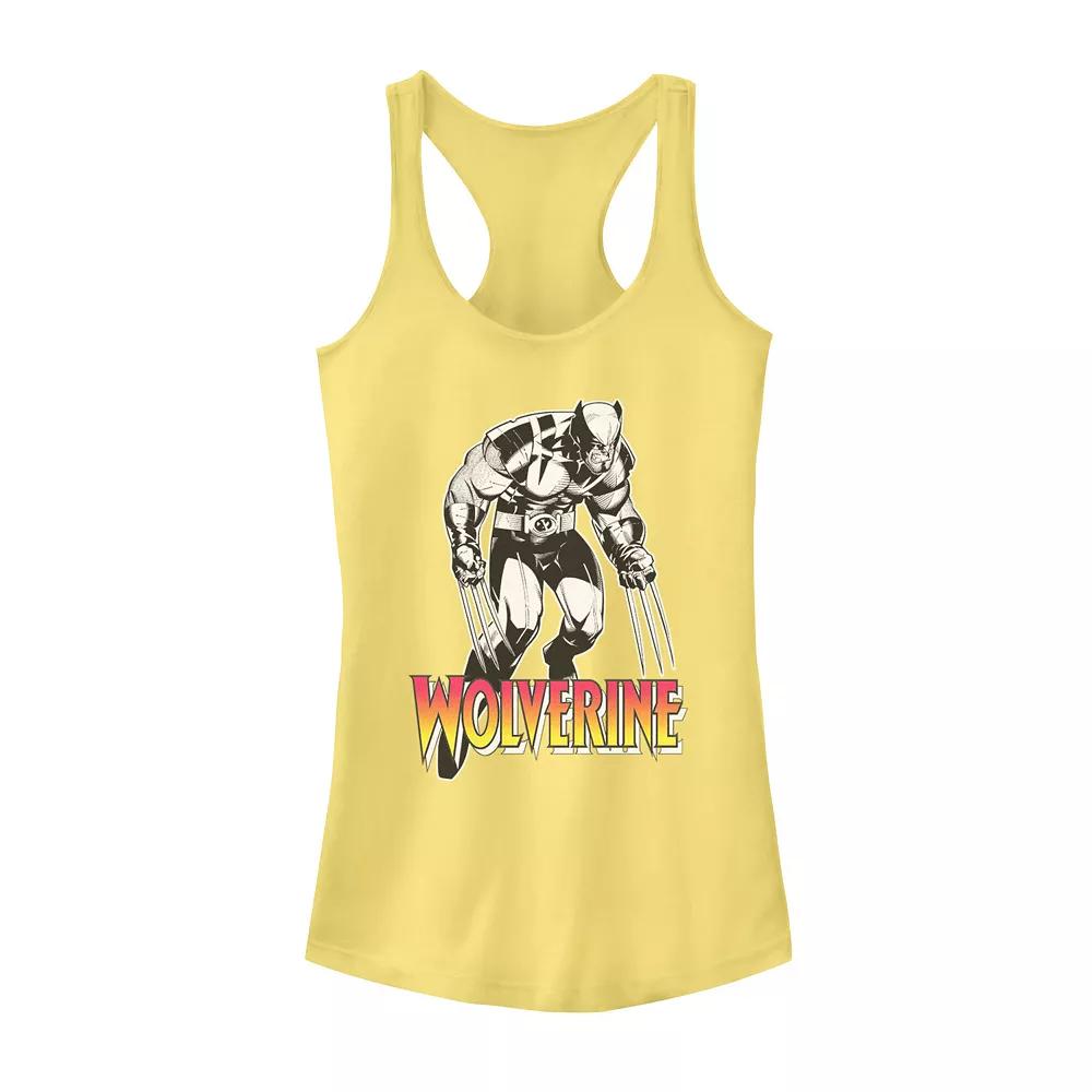 Juniors' Marvel X-Men Retro Wolverine Portrait Logo Tank Top, Girl's,  Product Image