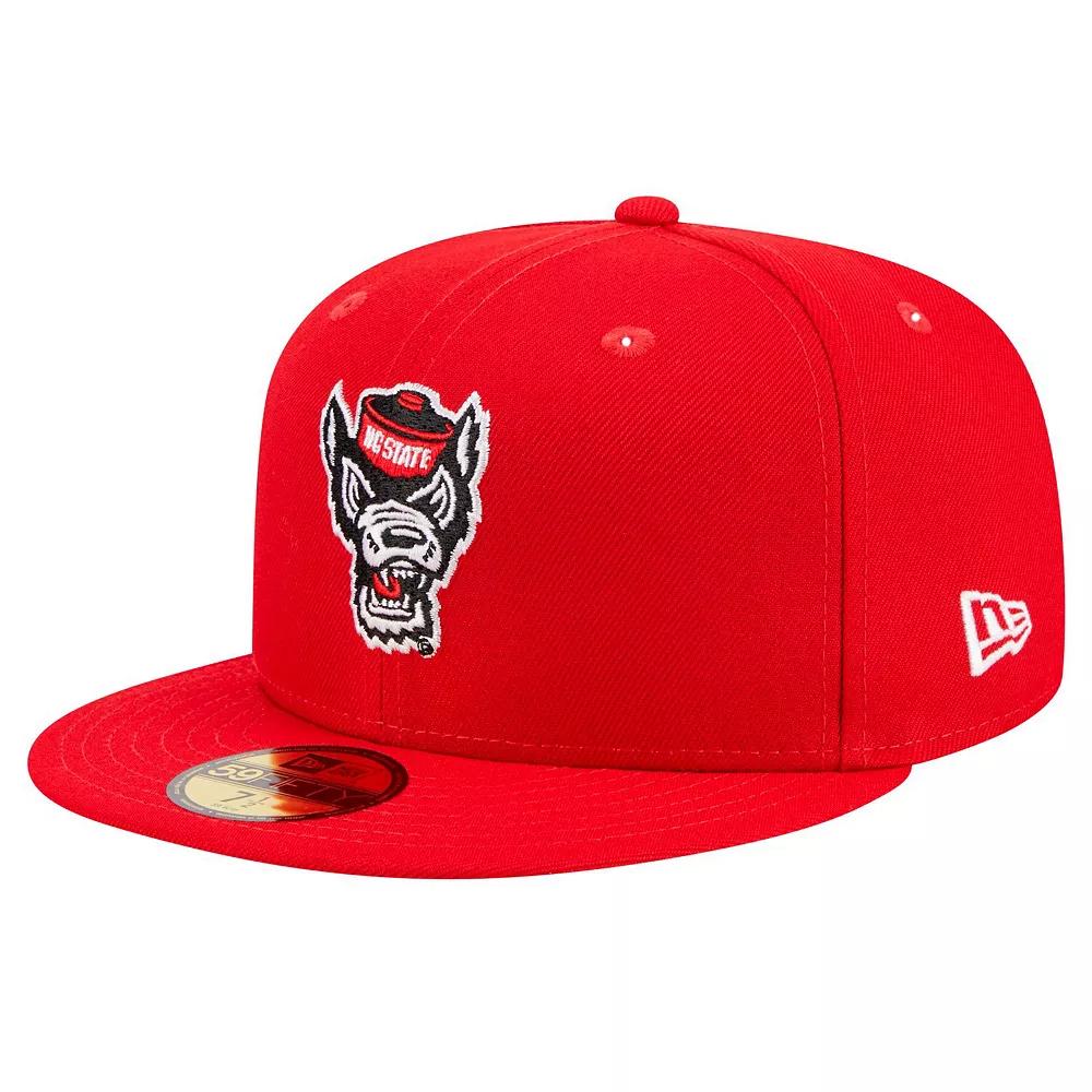 Men's New Era Red NC State Wolfpack 59FIFTY Fitted Hat,  Product Image