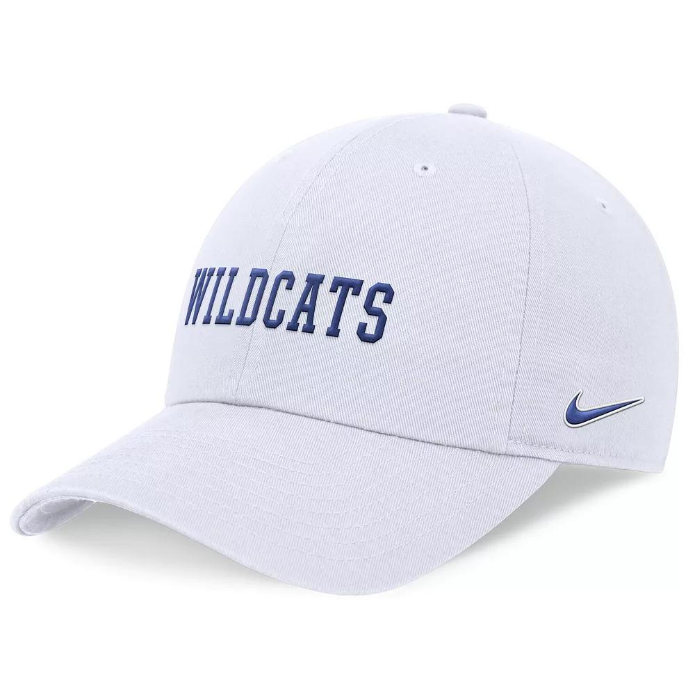 Men's Nike White Kentucky Wildcats 2024 On-Field Club Adjustable Hat, Size: Medium/Large Product Image