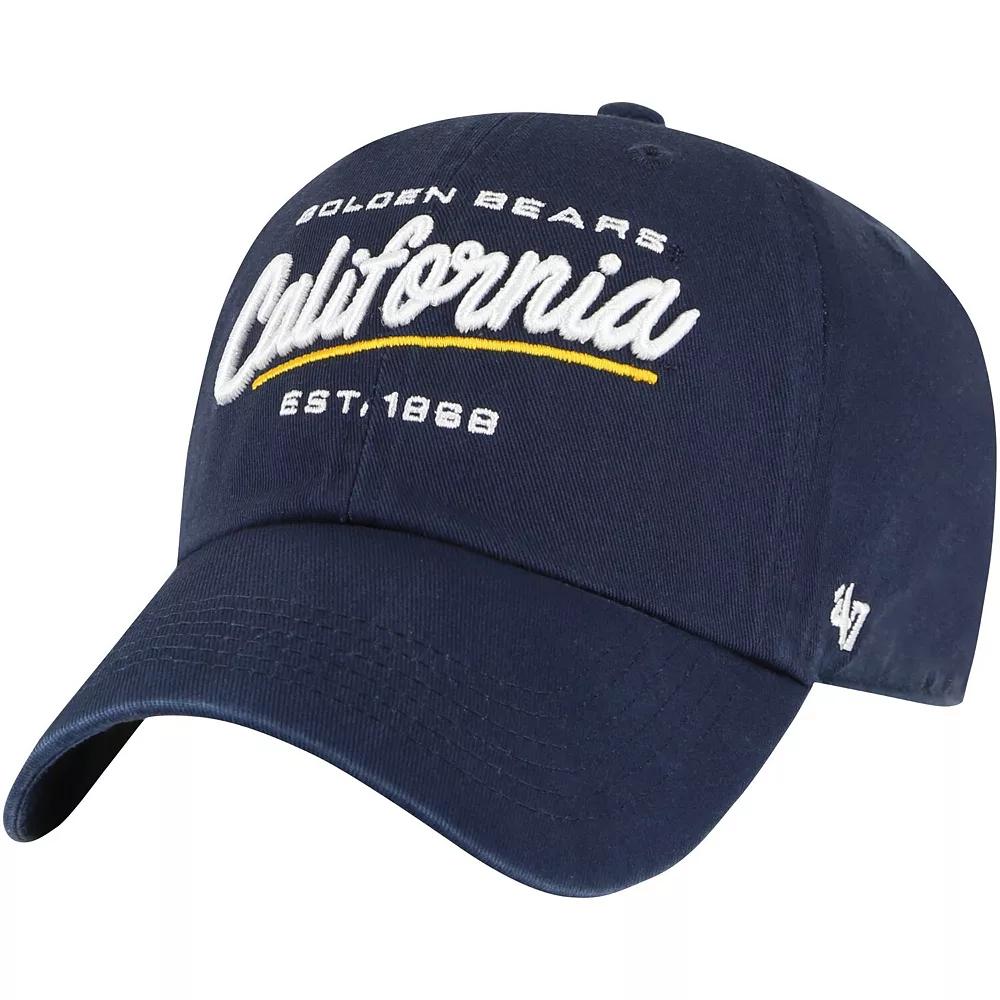 Women's '47 Navy Cal Bears Sidney Clean Up Adjustable Hat, Blue Product Image
