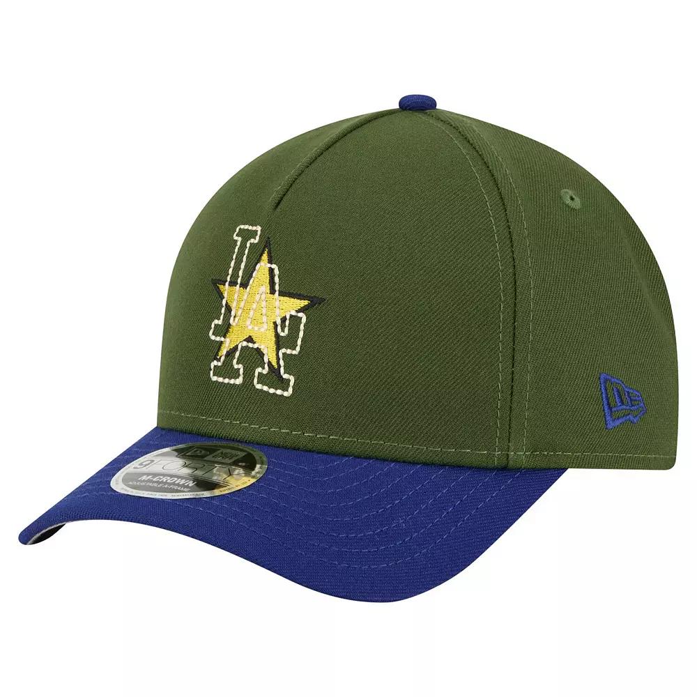 Men's New Era Dark Green Los Angeles Dodgers City Feature 9FORTY A-Frame Adjustable Hat Product Image