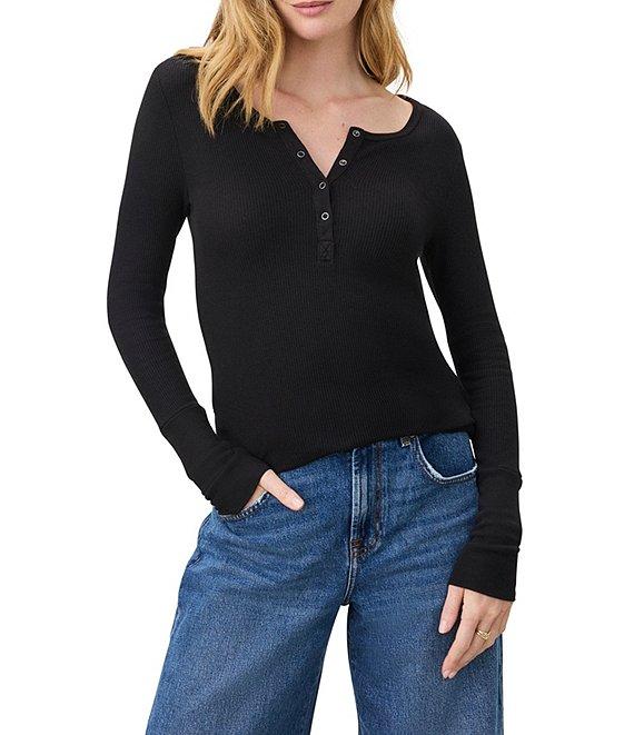 Splendid Thermal Forever Henley Long Sleeve Shirt Product Image