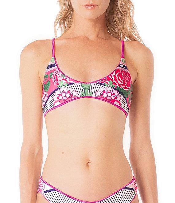 Maaji Sublimity Deep Pink Reversible Classic Swim Bottom Product Image