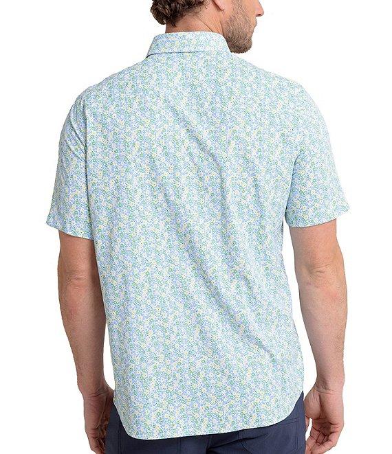 Southern Tide Performance Stretch Intercoastal Petal Party Short Sleeve Woven Shirt Product Image