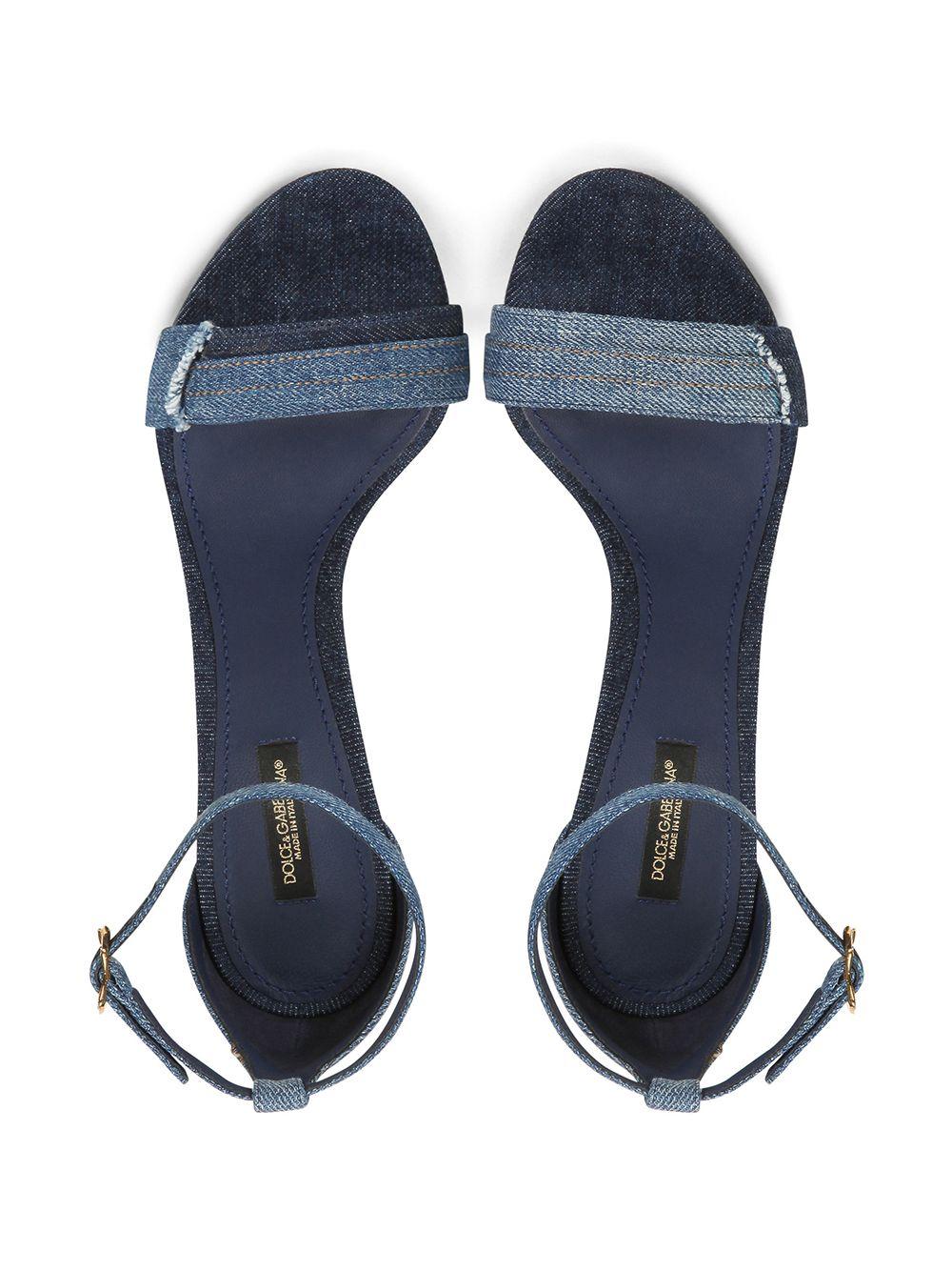 105mm DG heel patchwork sandals Product Image