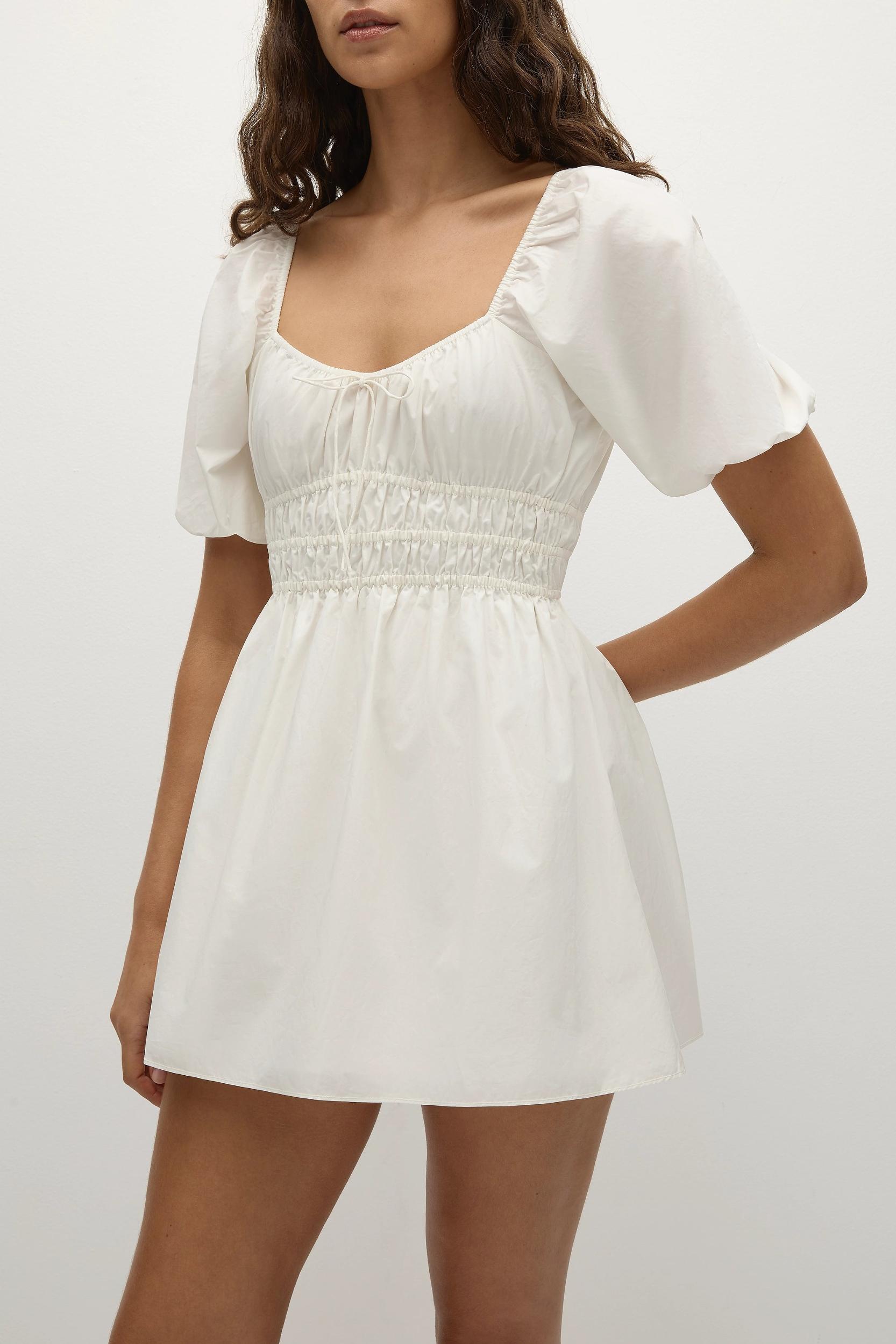 Sophia Mini Dress White Product Image