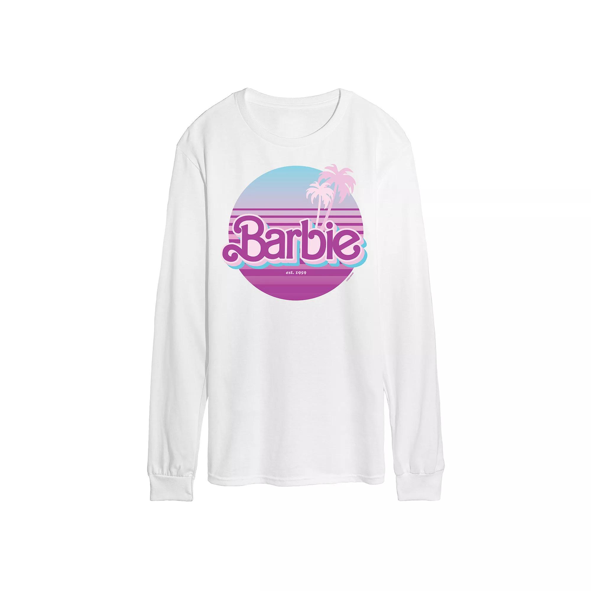 Men's Barbie Dream Summer Retro Sunset Long Sleeve,  Product Image