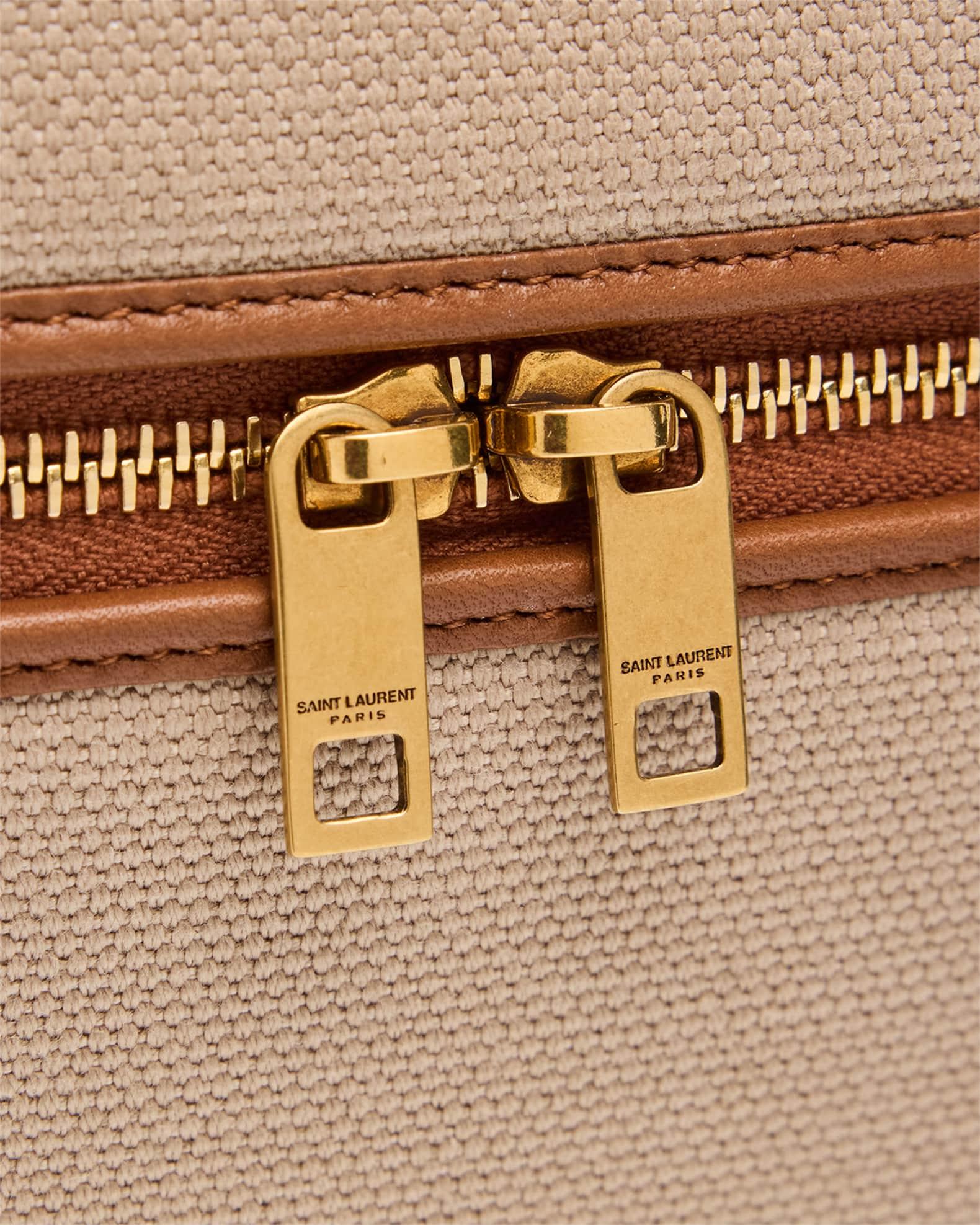 Vanity Crossbody Bag in Canvas and Leather  Product Image