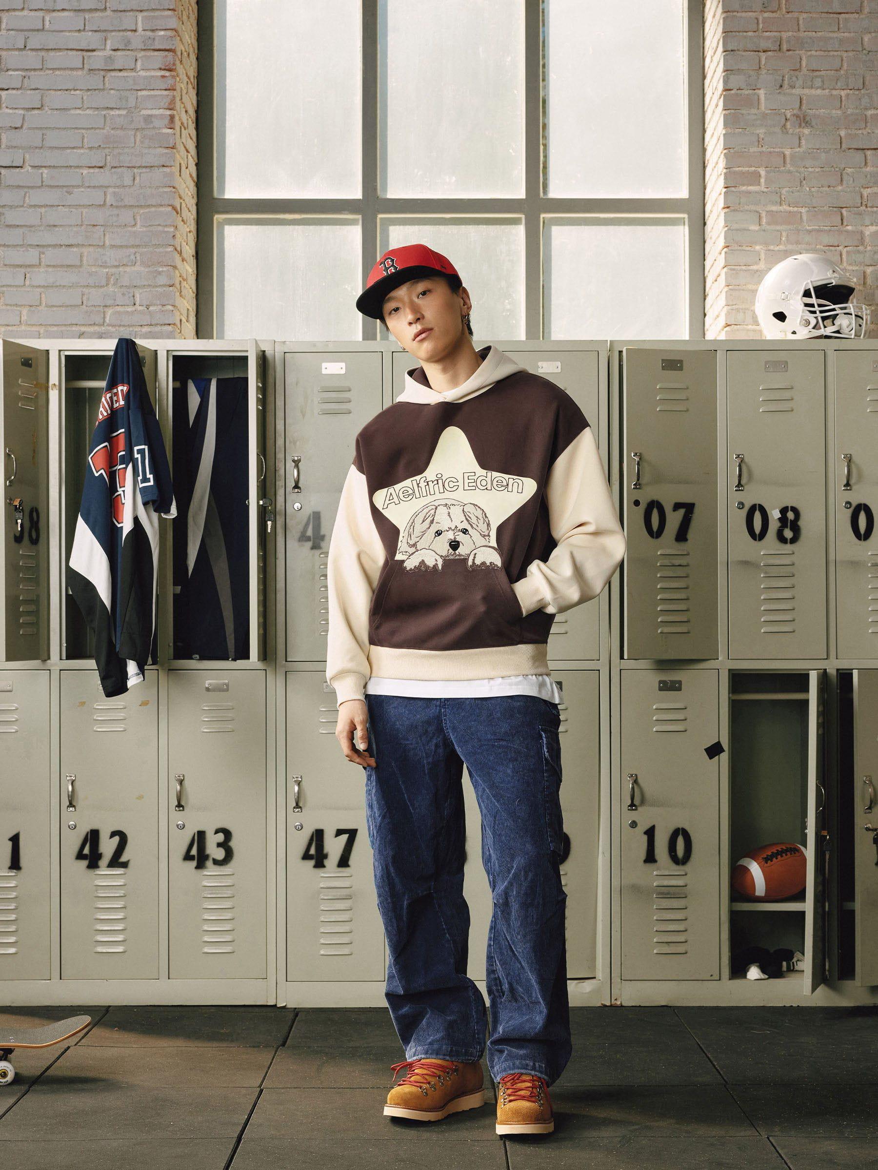 Aelfric Eden Cartoon Dog Eden Star Pullover Hoodie Product Image