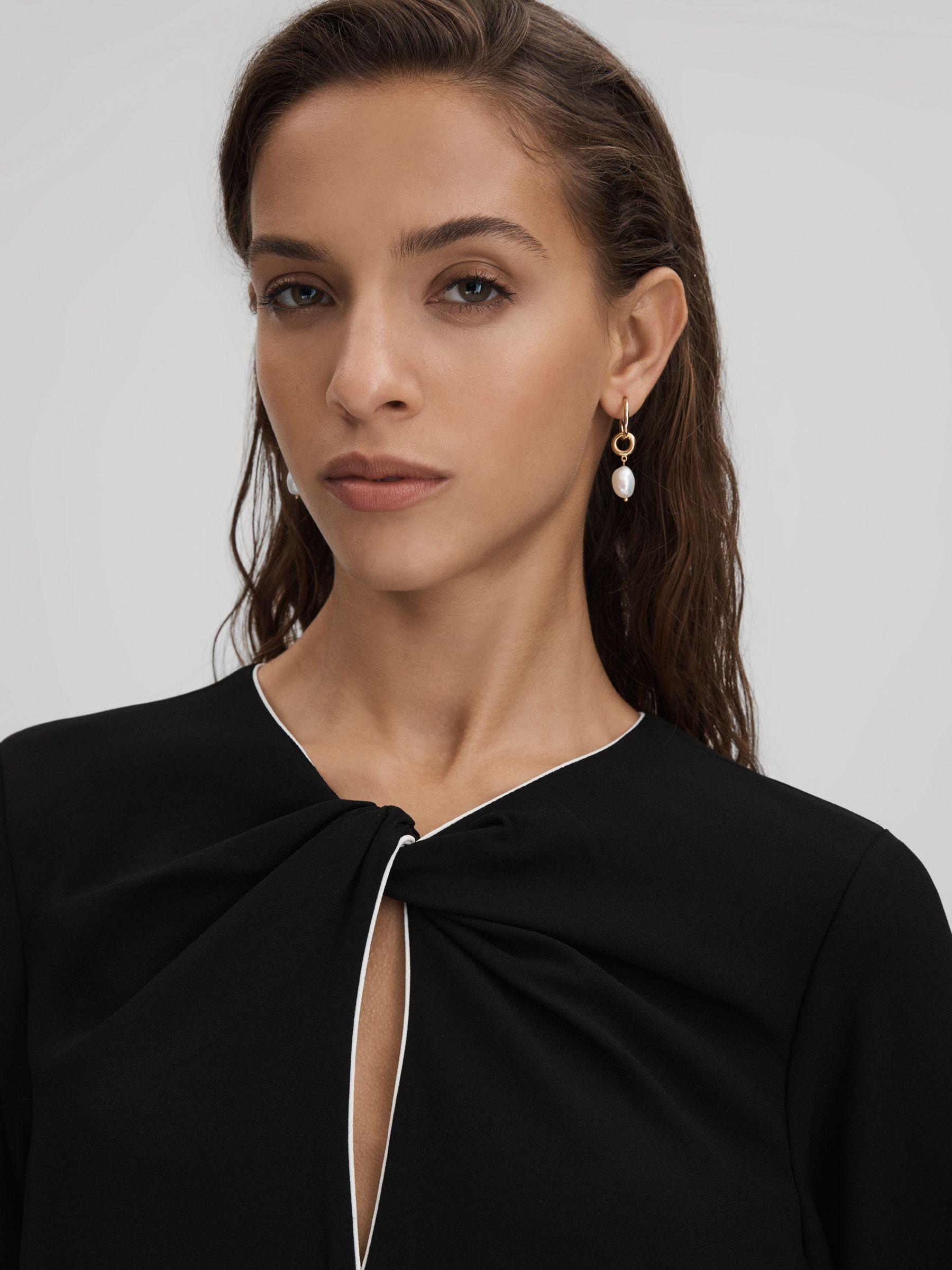 Shift Mini Dress in Black Product Image