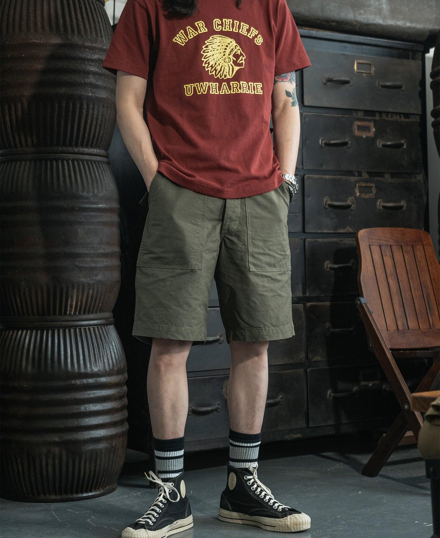 Vietnam War OG-107 Fatigue Utility Shorts - Olive Product Image