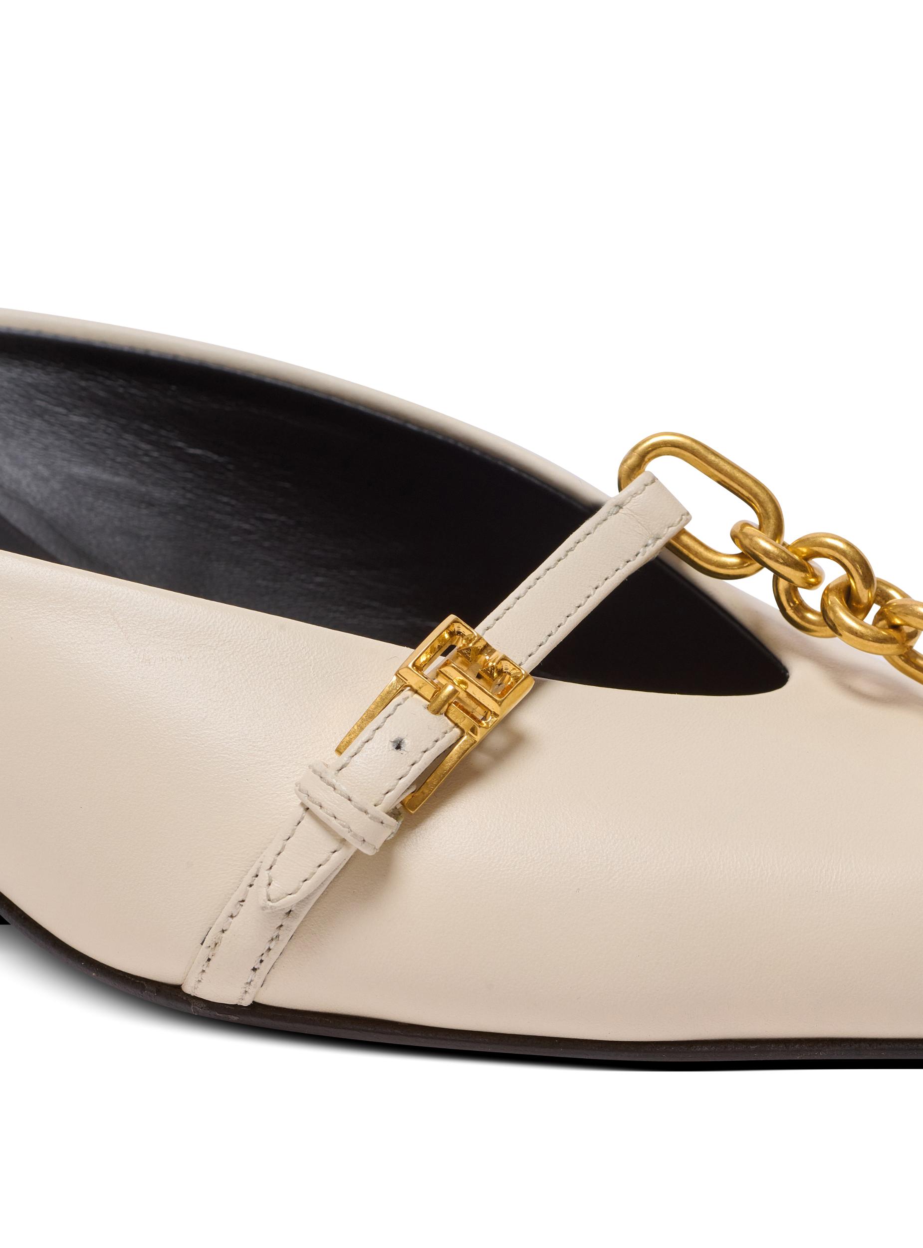 Sync leather mules with pointed toe Product Image