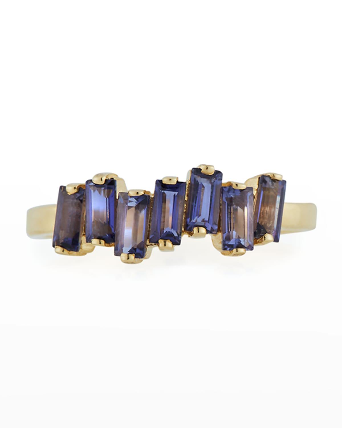 14k Gold Amalfi Wave Band Ring Product Image