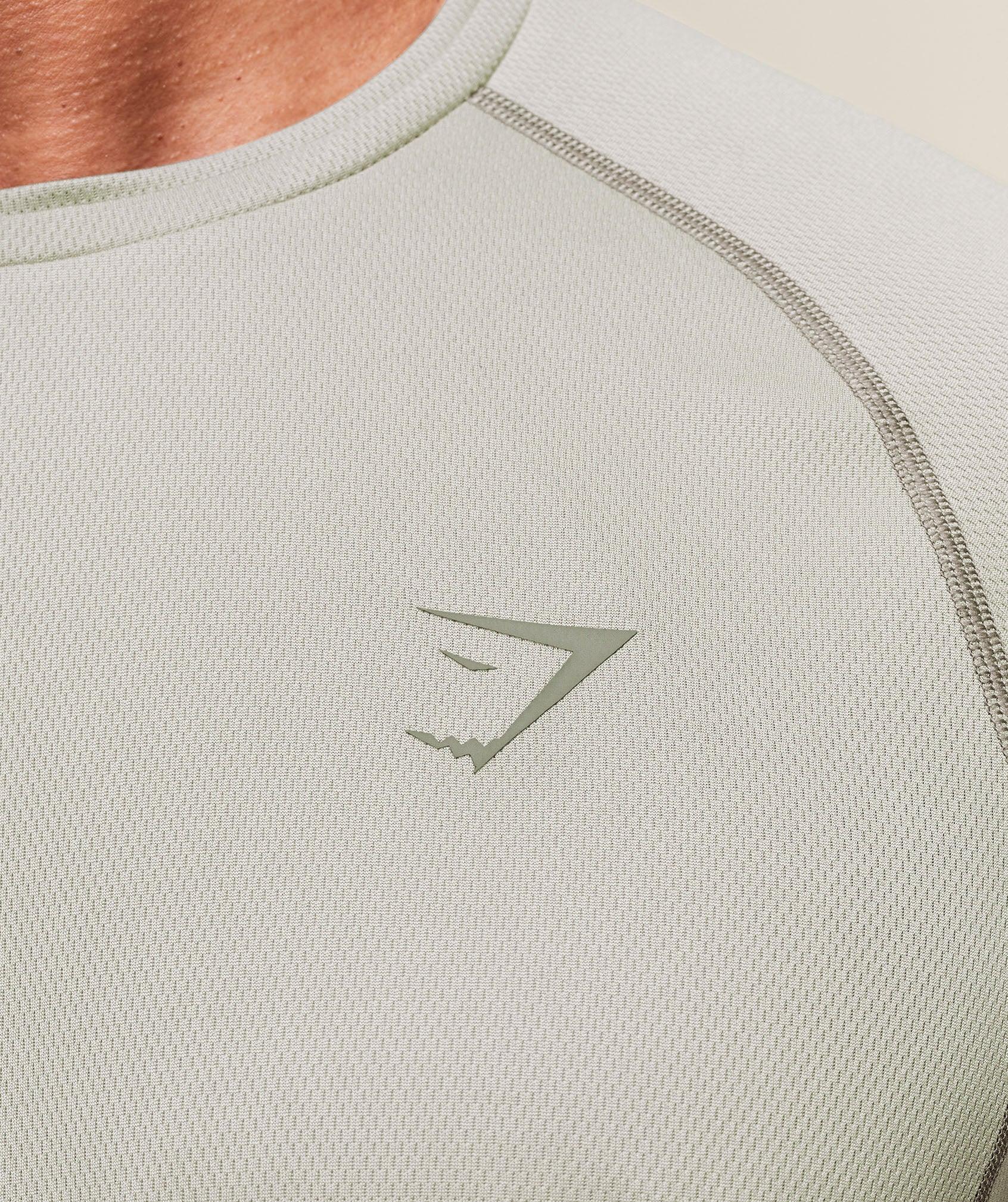 Gymshark Tactical T-Shirt - Chalk Green Male Product Image