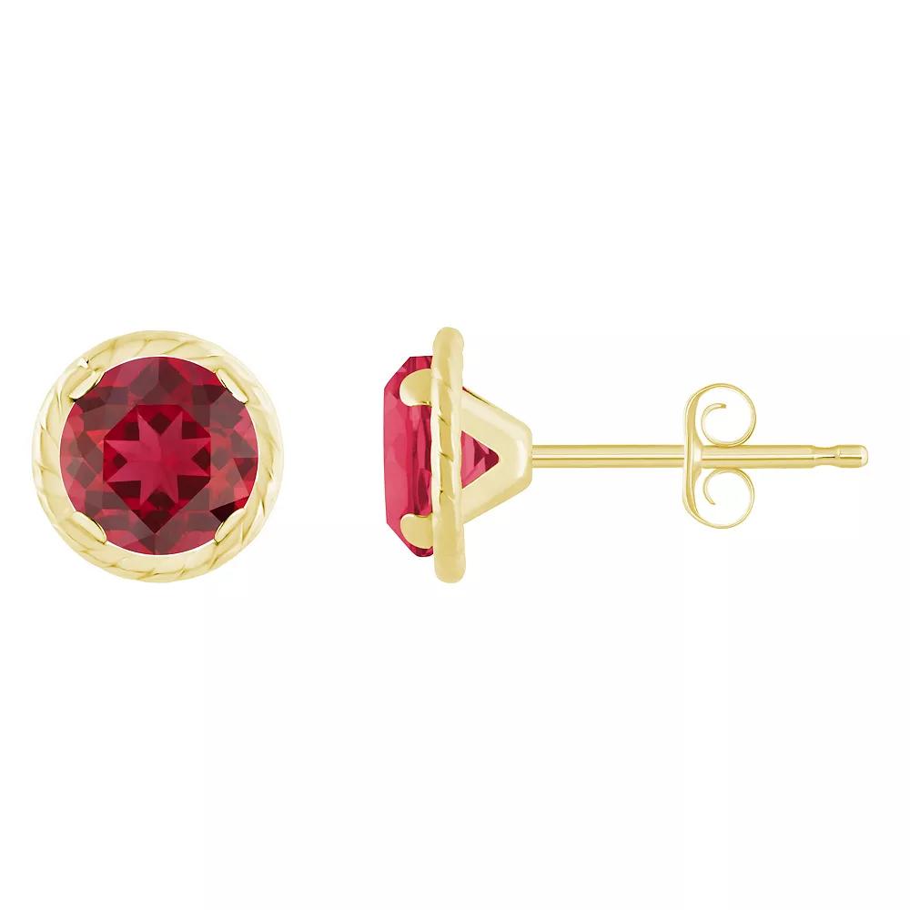 Gemminded Sterling Silver Black Onyx Cushion-Cut Stud Earrings, Women's Product Image