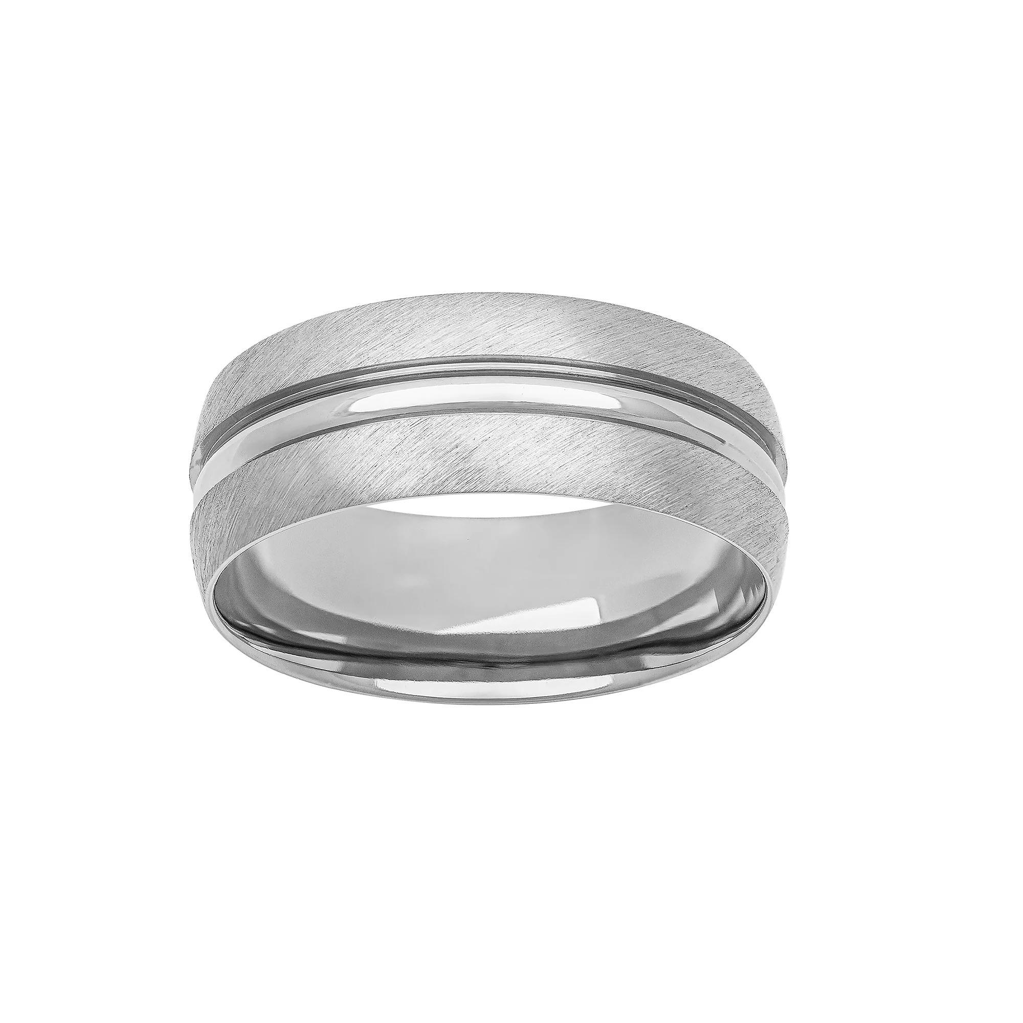 AXL Titanium 8 mm Comfort Fit Mens Band silver Product Image