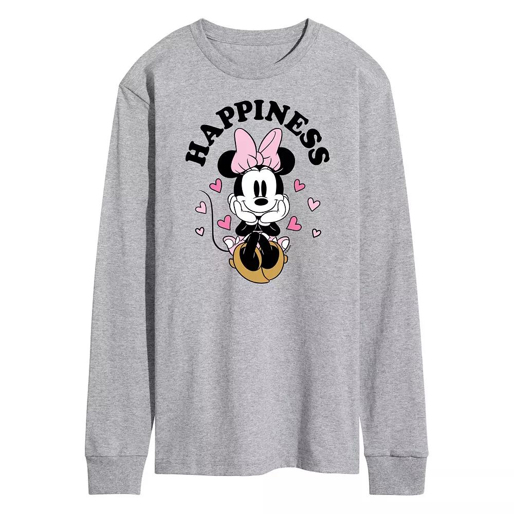 Disney's Men's Happiness Minnie Long Sleeve,  Product Image