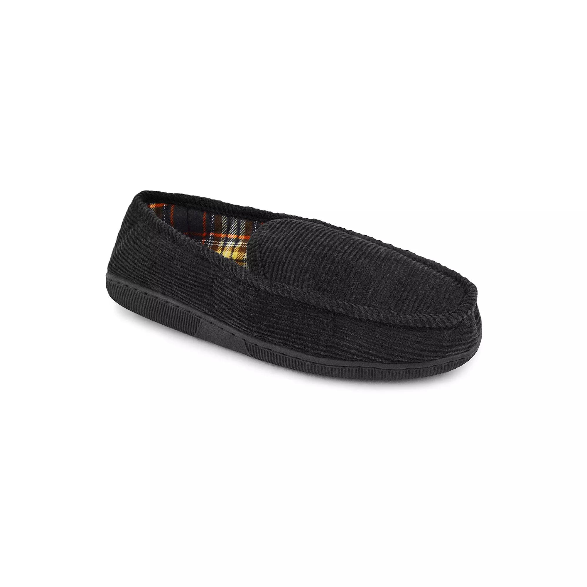 MUK LUKS Corduroy Men's Moccasin Slippers,  Product Image