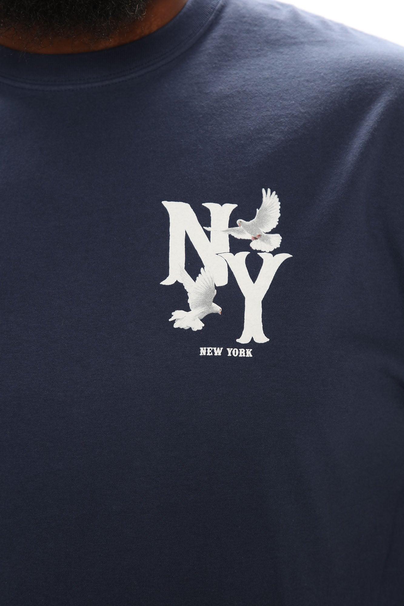 Flyin In The East Short Sleeve Tee - Navy Product Image