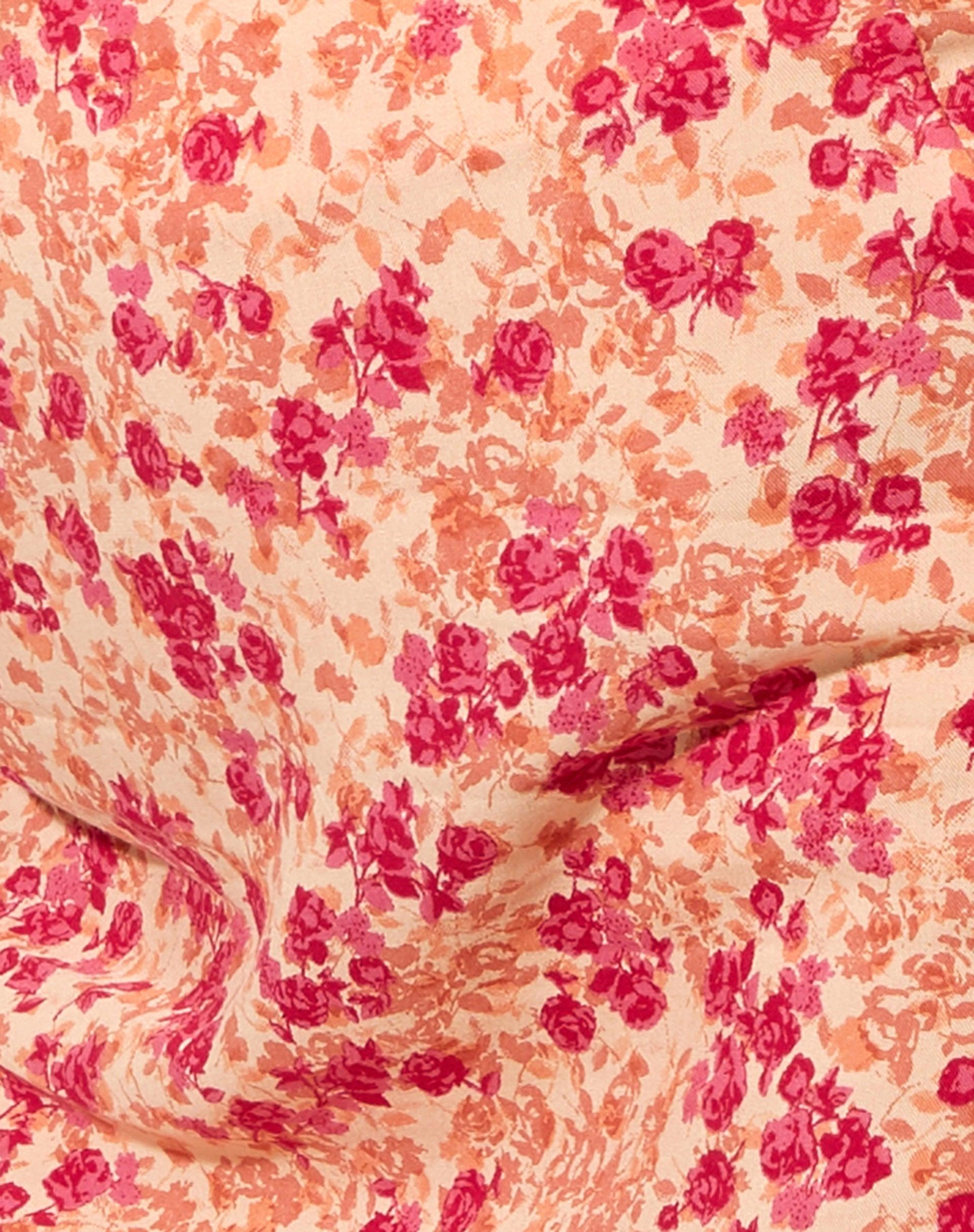 Sheny Mini Skirt in Dark Wild Flower Cantaloupe Product Image