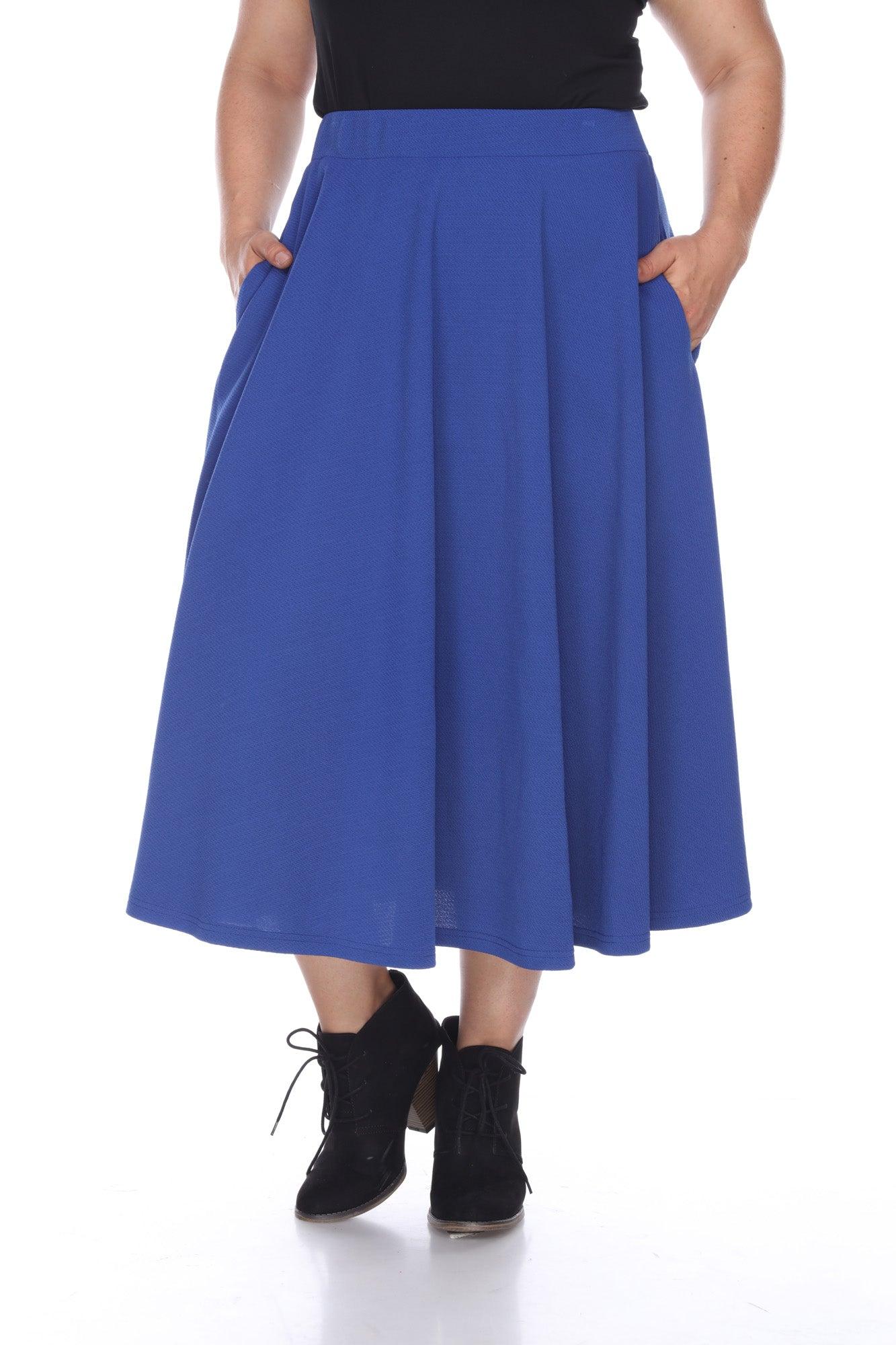 Tasmin Flare Midi Skirts - Plus Product Image
