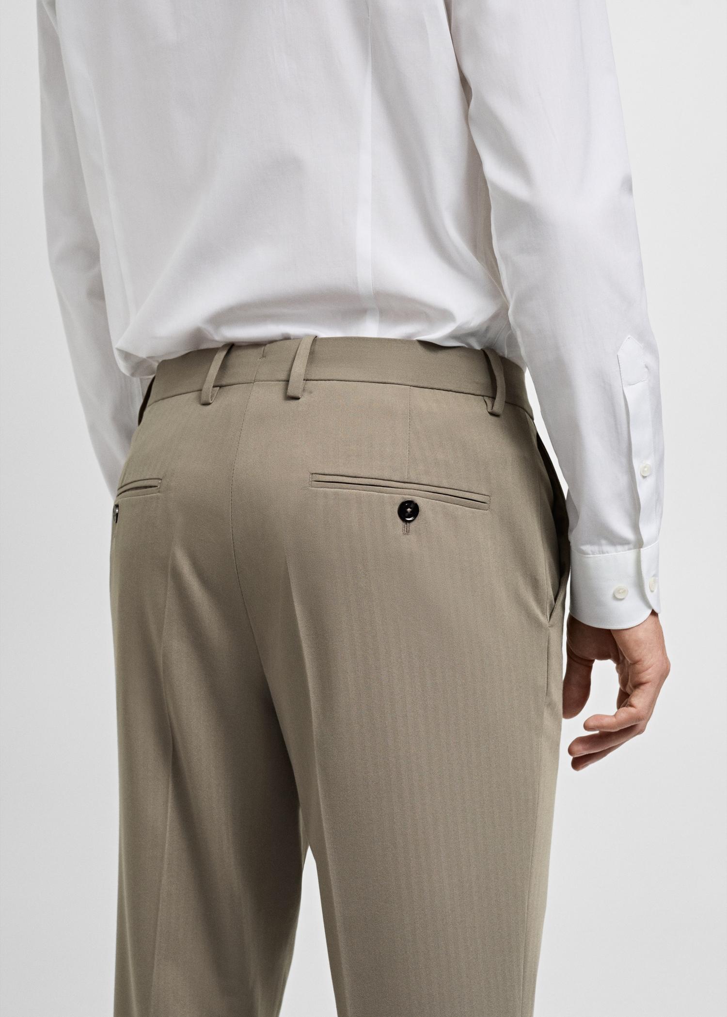 Monaco slim-fit suit pants - Men | MANGO USA Product Image