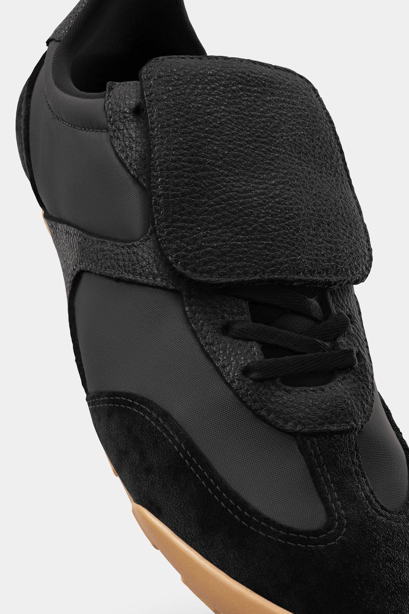 SNEAKERS WITH OVERLAPPING TONGUE DETAIL Product Image