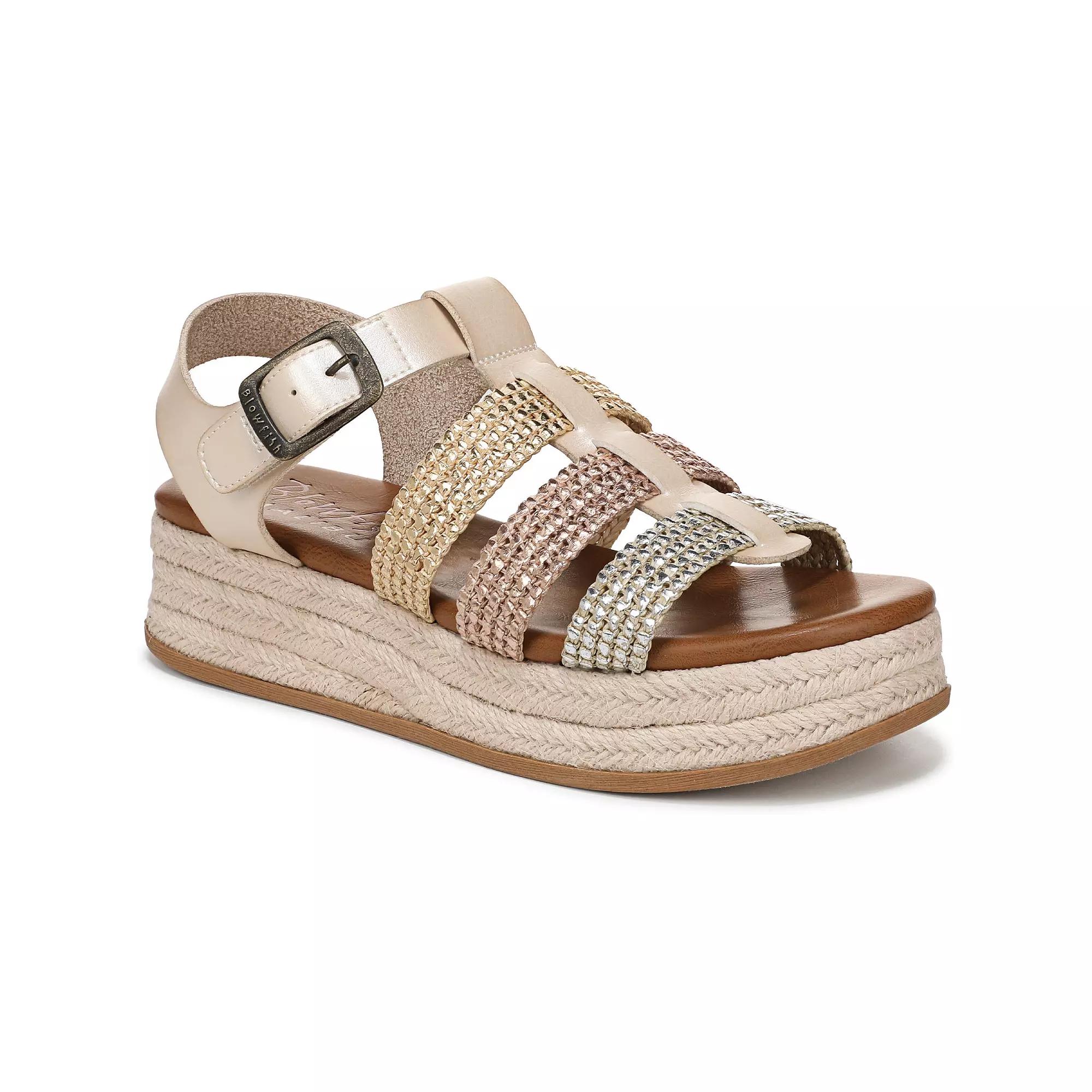 Blowfish Malibu Madrid Women's Fisherman Sandals, Size: 9, Cloud Silver Product Image