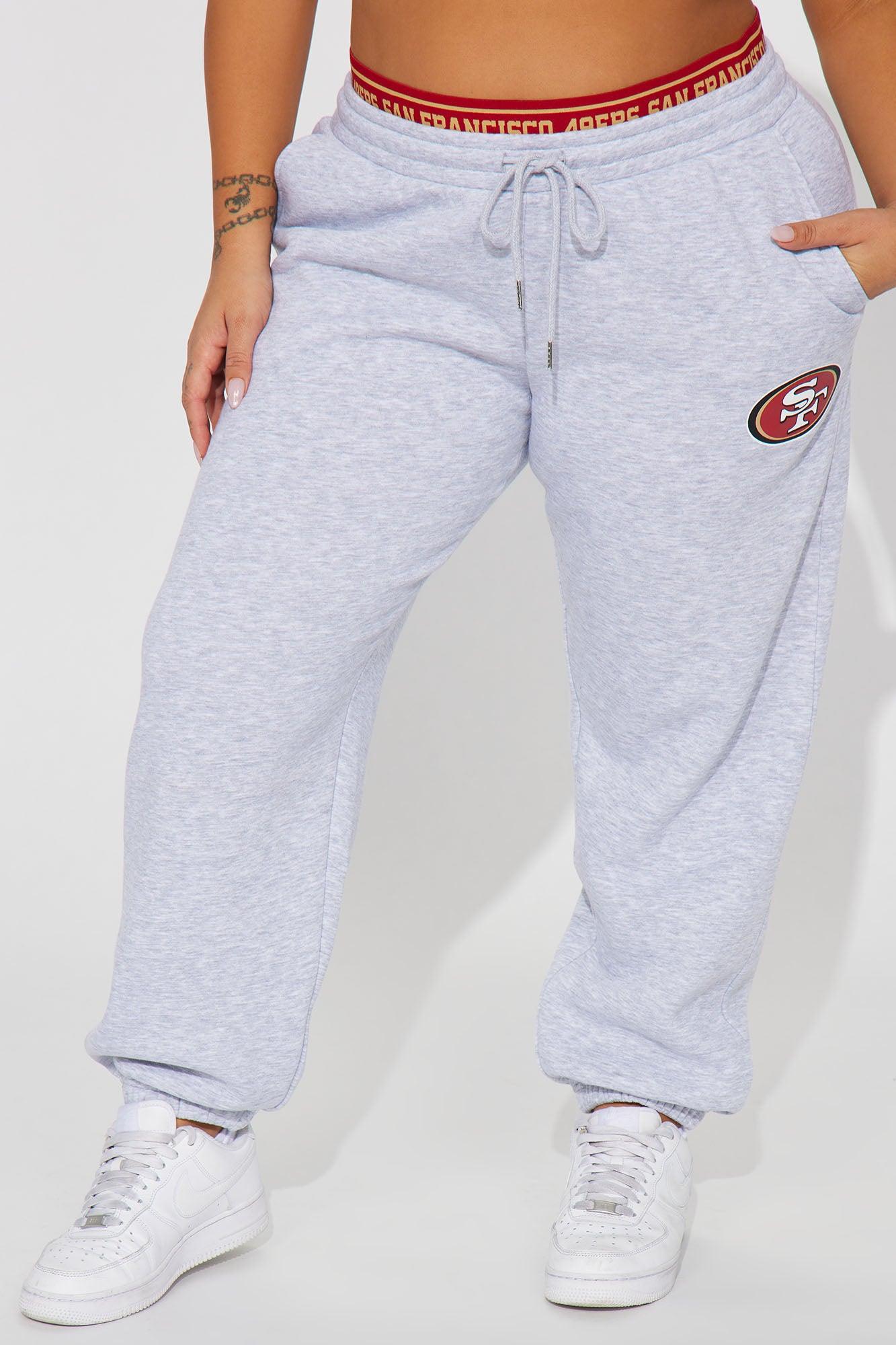 49ers Raise The Bar Sweatpant - Heather Grey Female Product Image