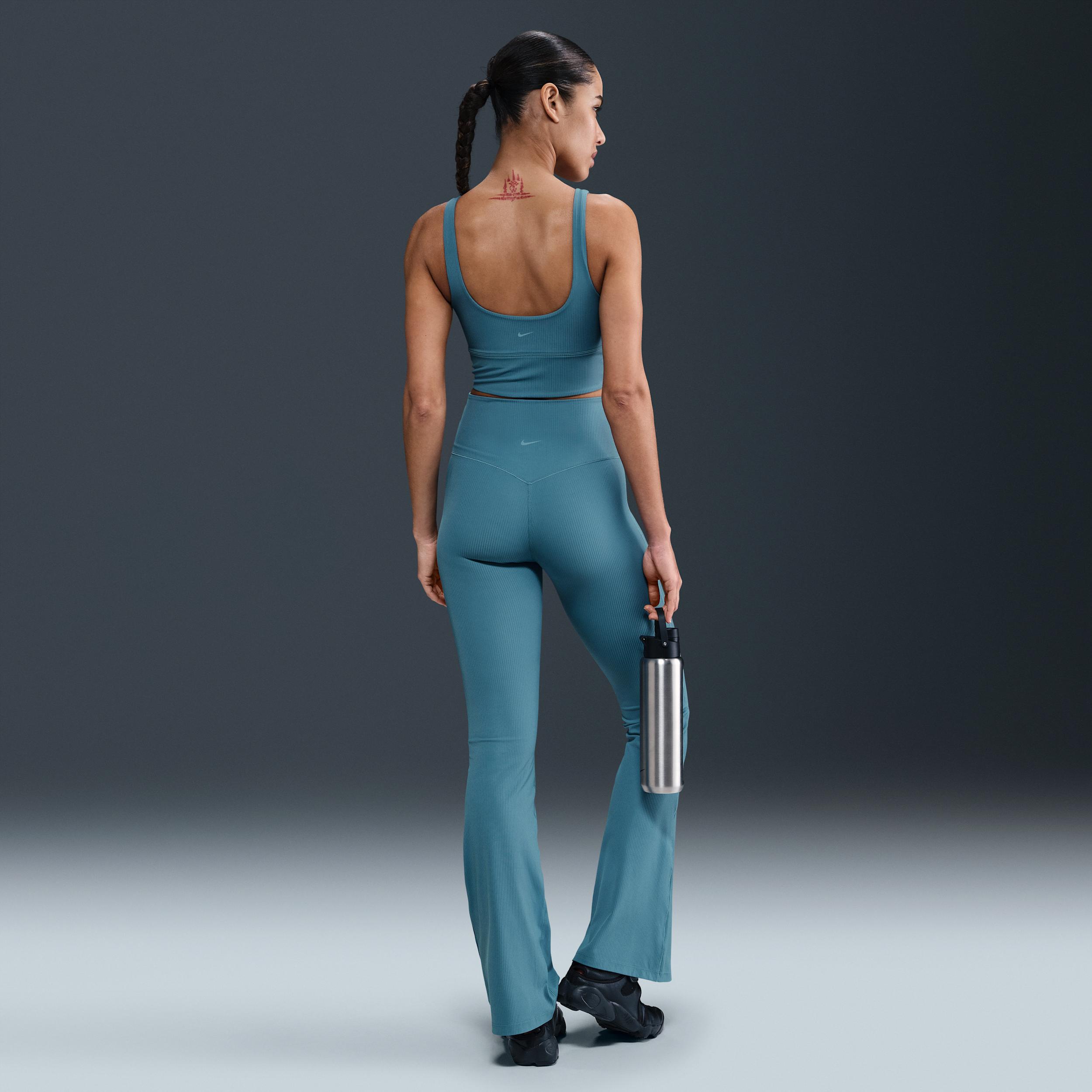 Nike Women's Zenvy Rib High-Waisted Flared Leggings Product Image