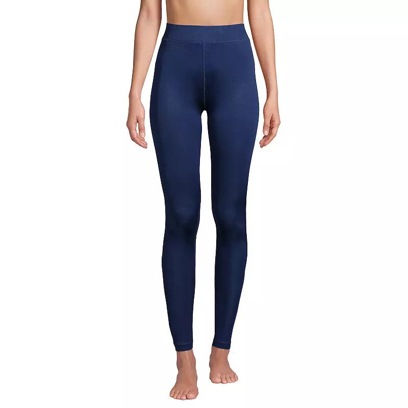 Petite Lands' End Silk Interlock Pants, Women's,  Product Image