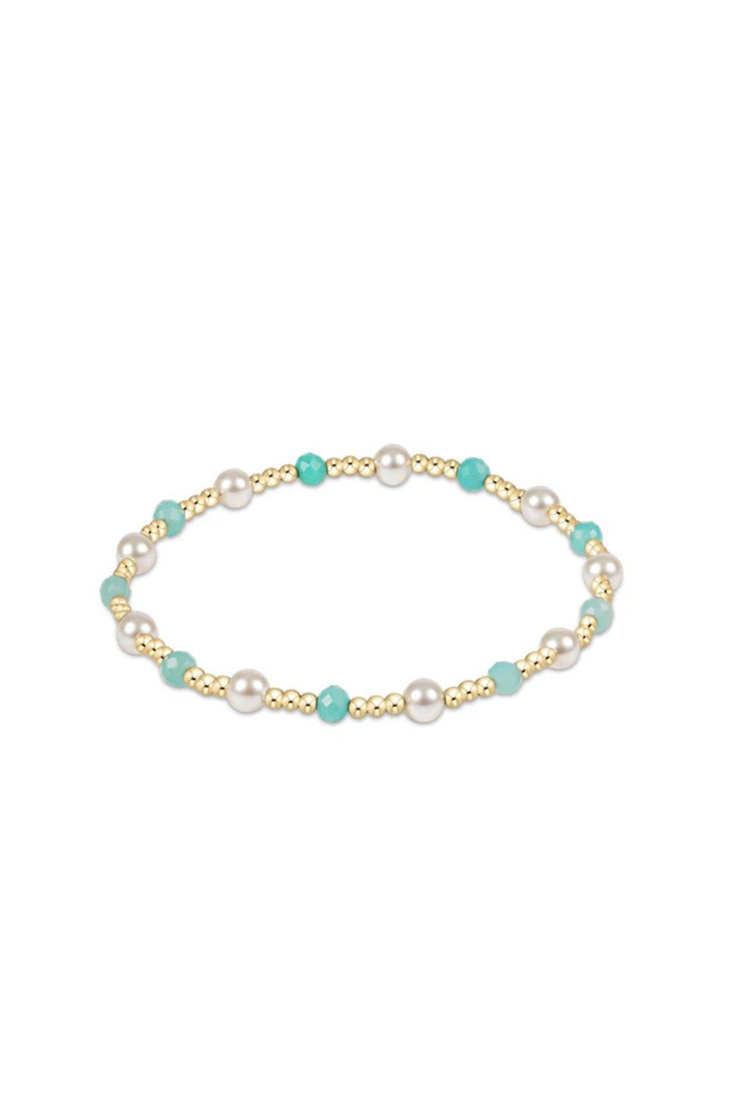 Pearl Sincerity Gemstone 4MM Bead Bracelet Product Image