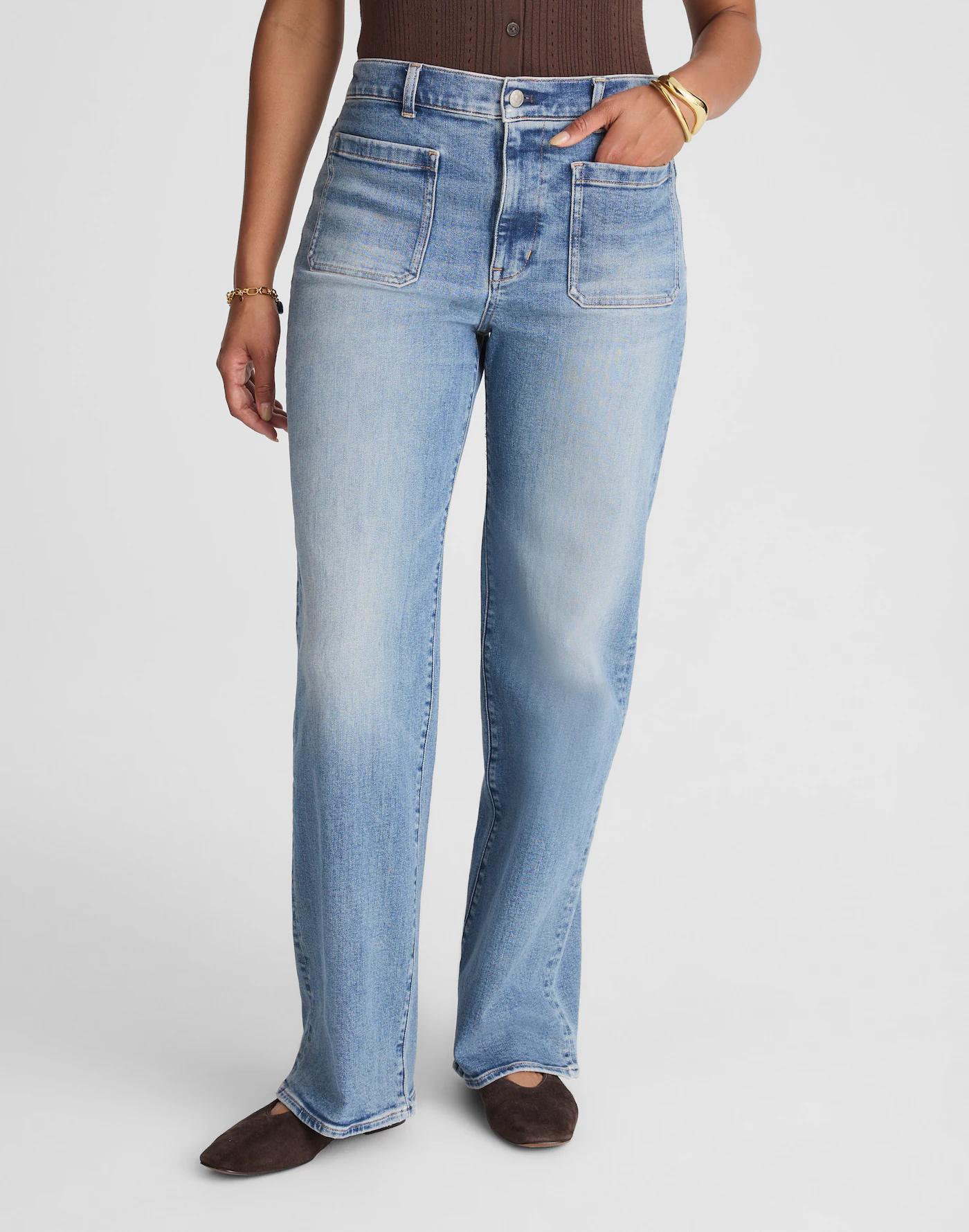 The Curvy Emmett Wide-Leg Jean Product Image