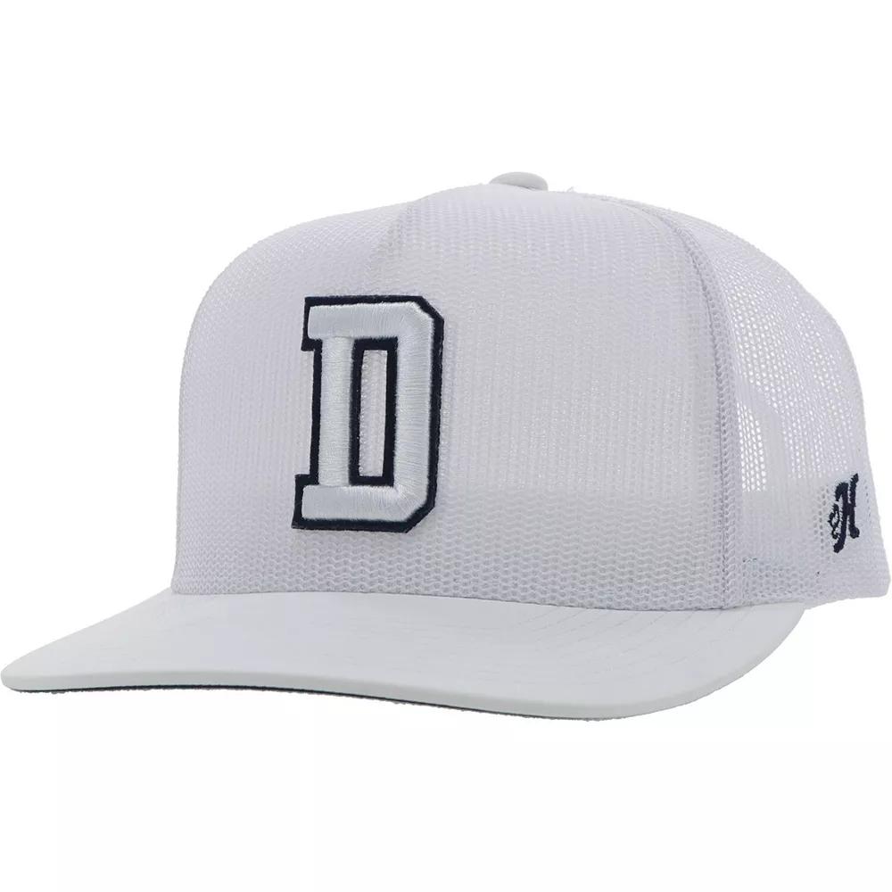 Men's HOOey White Dallas Cowboys All Mesh Trucker Adjustable Hat Product Image