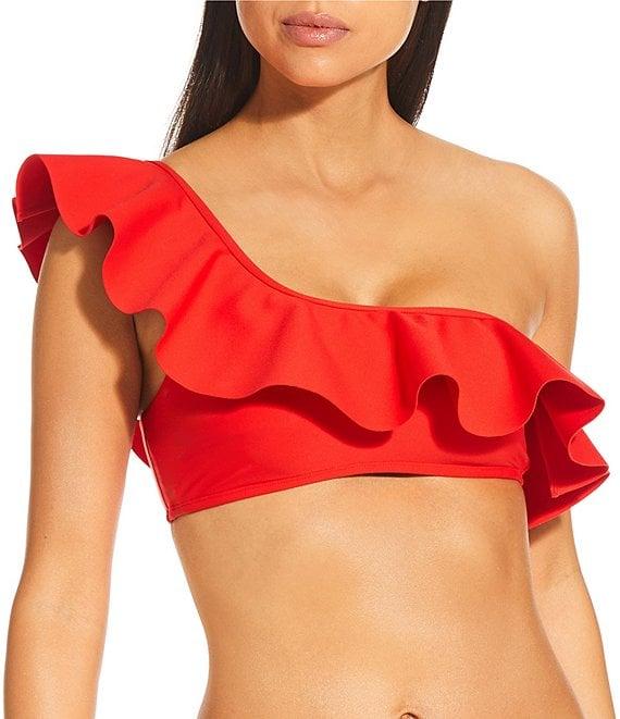 Antonio Melani Solid Mid Waisted Swim Bottom Product Image