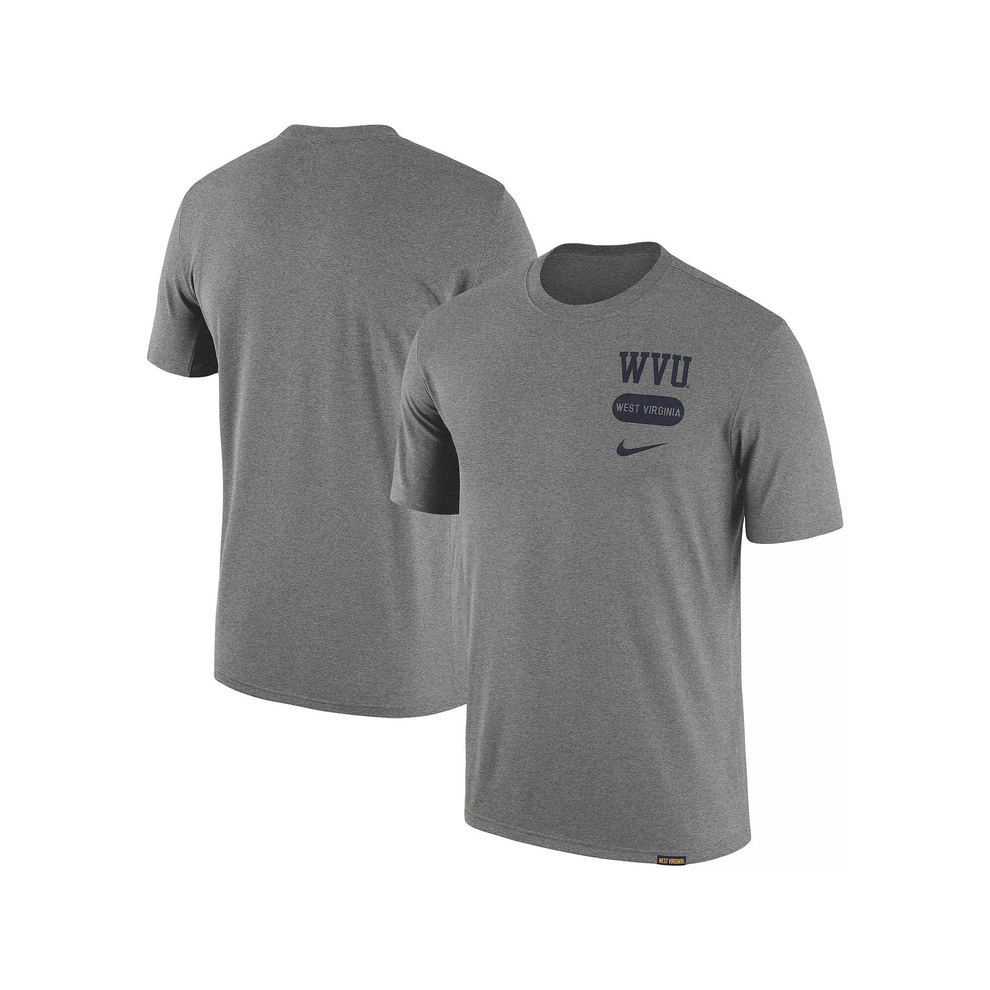Mens Nike Heather Gray Villanova Wildcats Campus Letterman Tri-Blend T-Shirt Product Image
