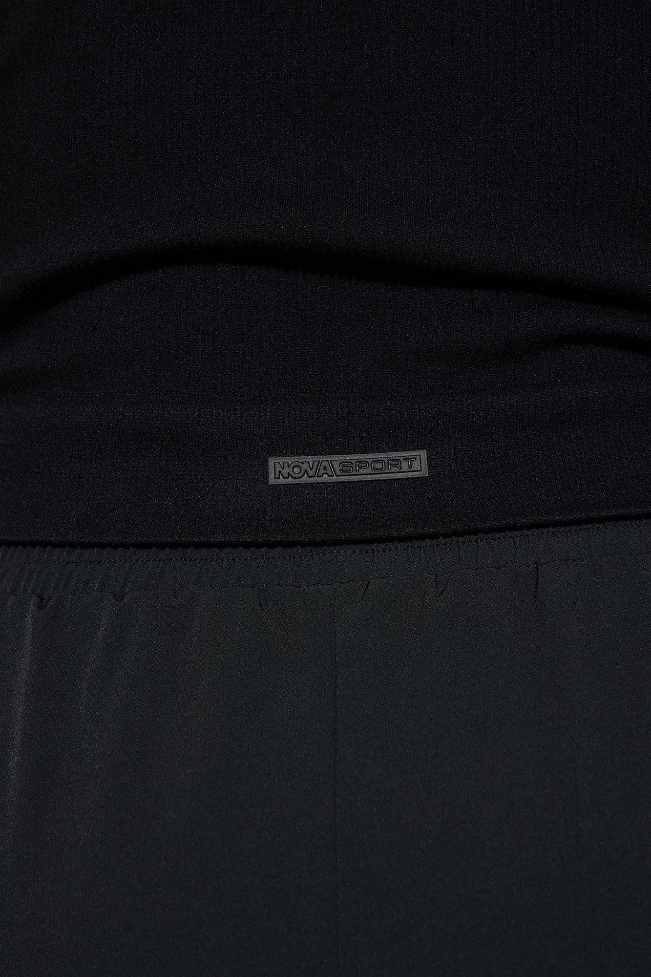 Clubhouse Charm Effortless Seamless Active Top - Black Product Image