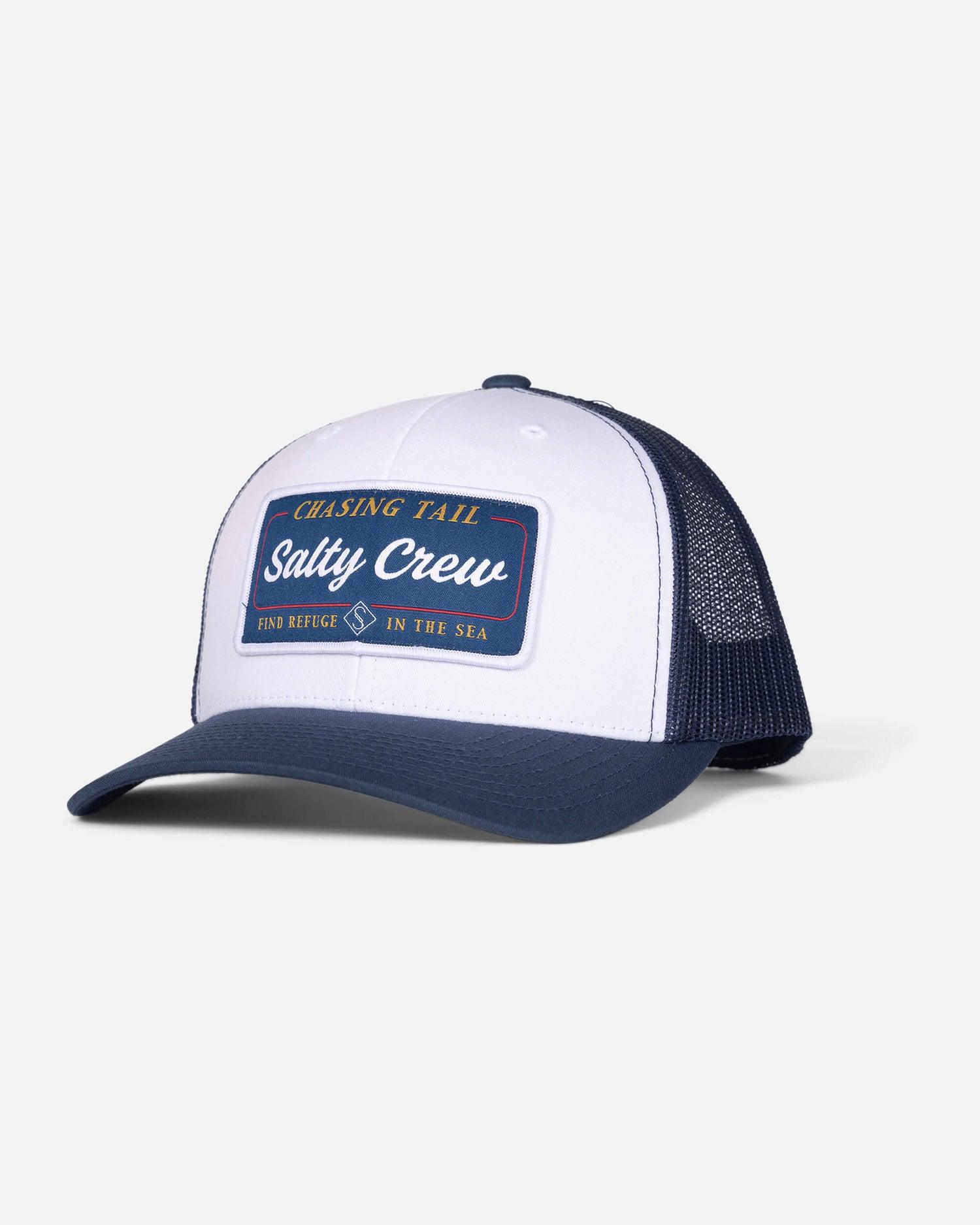 Marina Retro Trucker - White/Navy Product Image