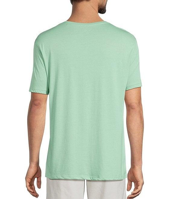 Roundtree & Yorke Solid Cloud Short Sleeve Crew Neck T-Shirt Product Image